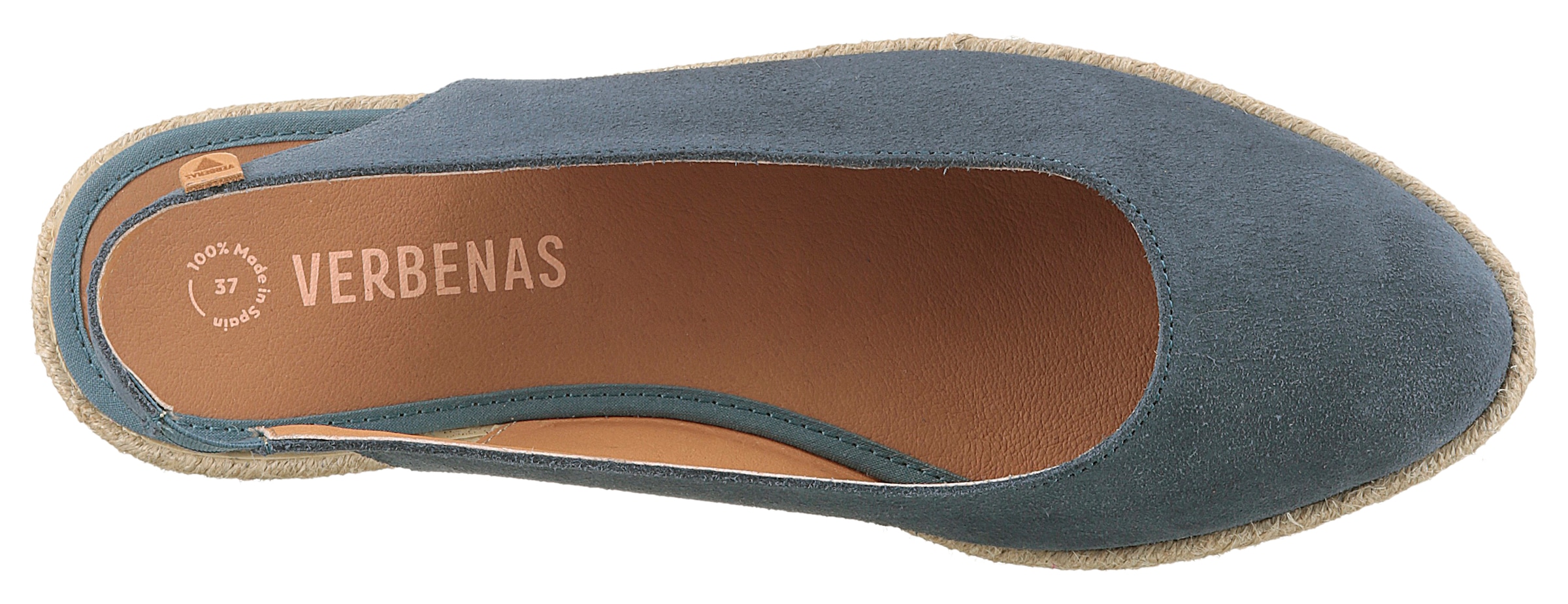 VERBENAS Slingsandale »Kiara Serraje«, Sommerschuh, Sling, Urlaubschuh mit Juterahmen