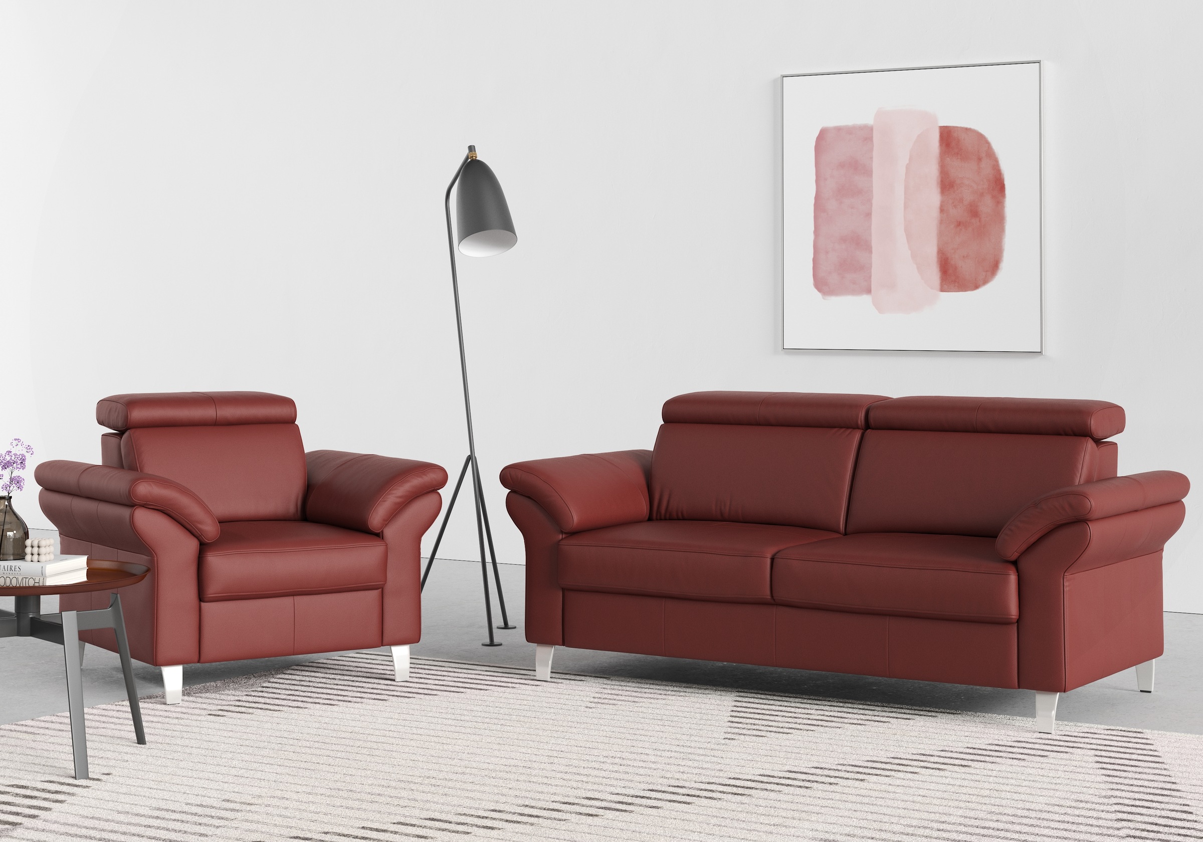 sit&more 2,5-Sitzer »Arngast« inklusive Federkern und Kopfteilverstellung