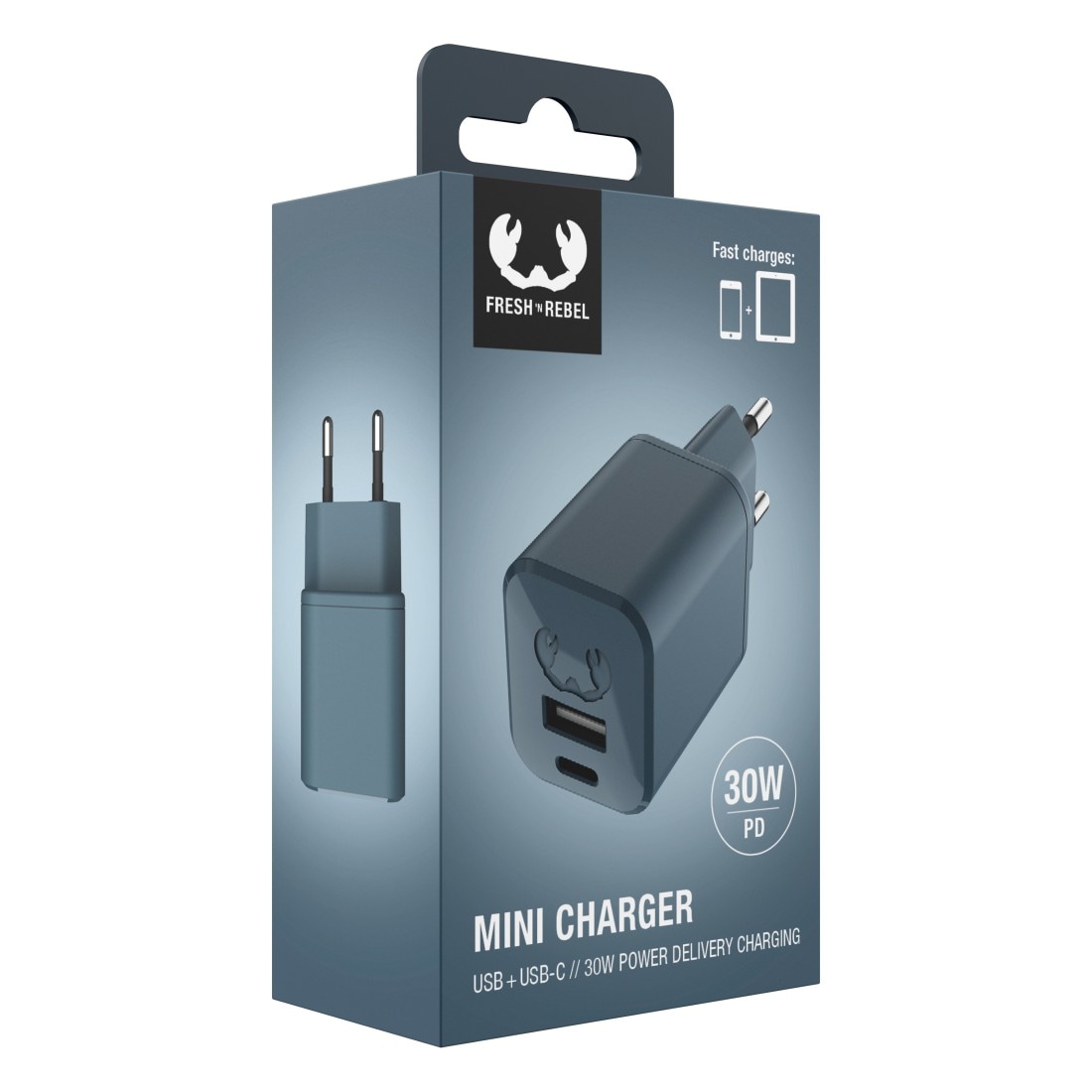 Fresh´n Rebel USB-Ladegerät »Mini-Charger USB-C und USB-A, PD 30W«