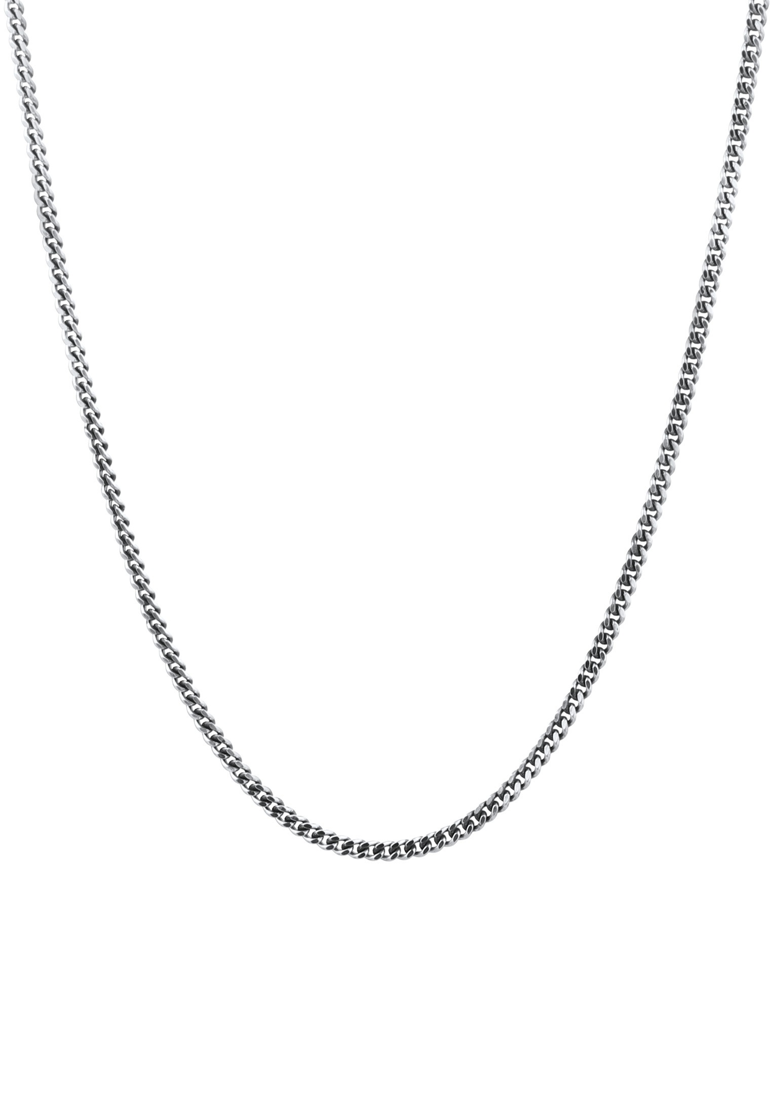 Kuzzoi Silberkette »Halskette Herren Panzerkette Basic Fein 925 Silber«