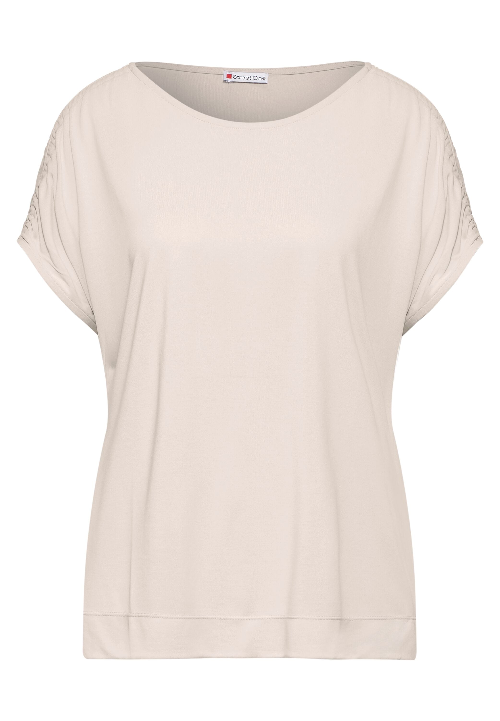 STREET ONE Shirttop, mit Raffung