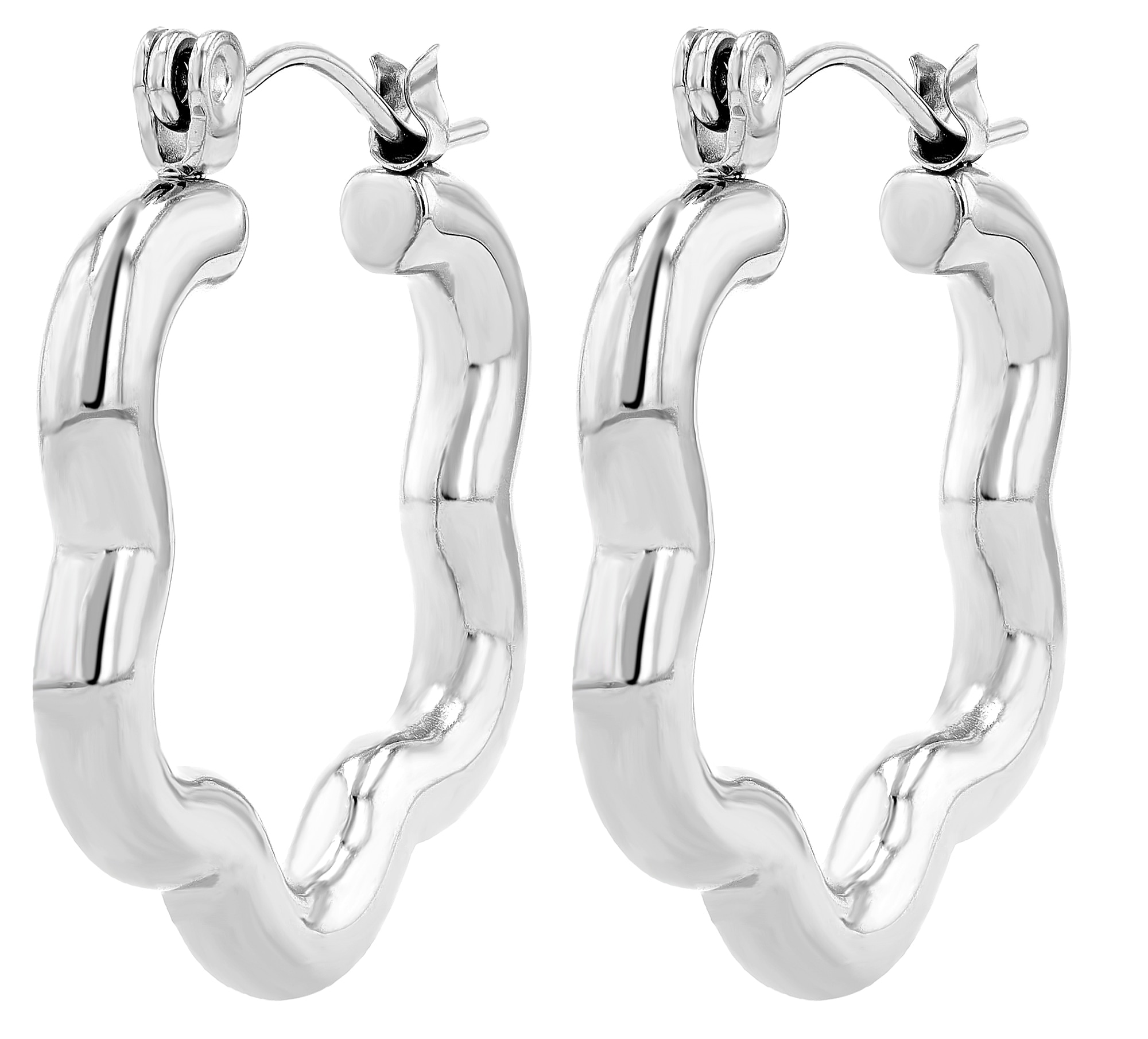 Adelia´s Paar Creolen »Damen Ohrringe ¿ Creole aus Edelstahl«