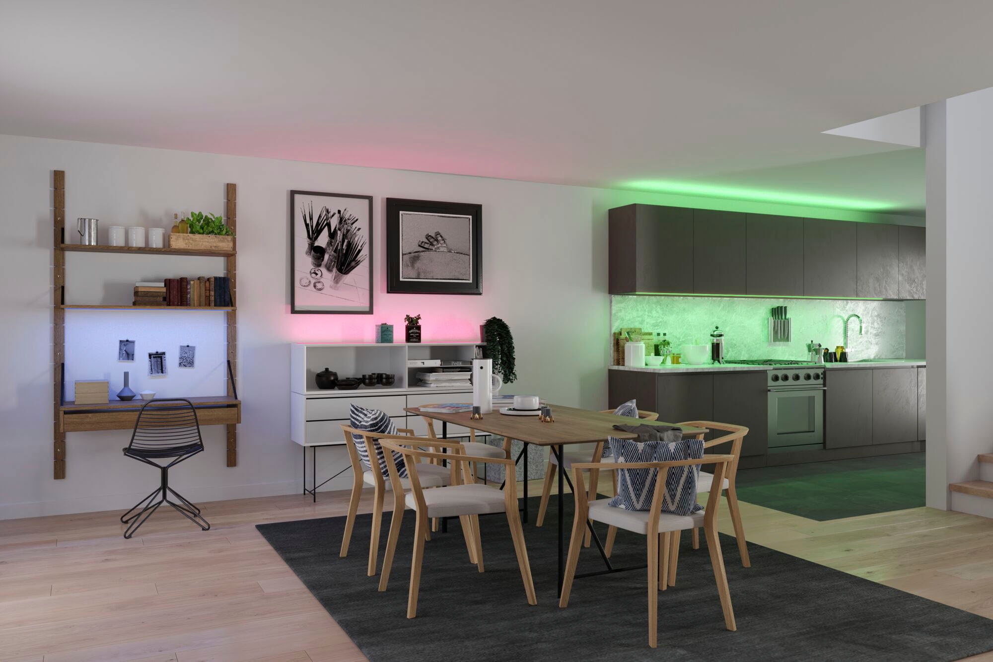 Paulmann LED-Streifen »SimpLED Full-Line COB Basisset 3m 22W RGB 990lm«, 1 St.-flammig