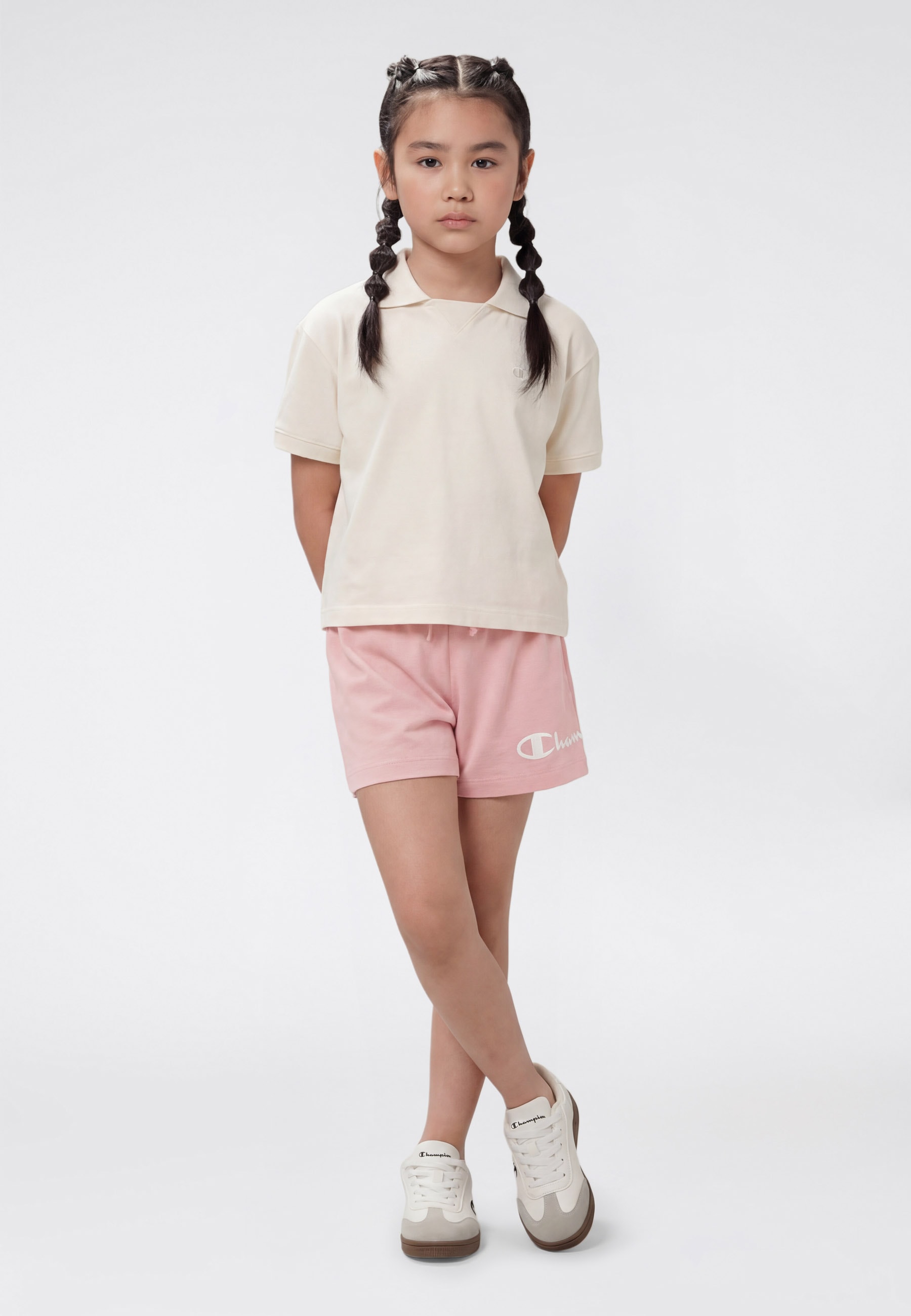 Champion Sweatshorts »BASIC Shorts Large Logo«  für Kinder, sportlicher Stil, bequeme Passform