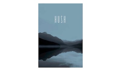 Komar Poster »Word Lake Hush Steel«, Natur, Höhe: 70cm kaufen