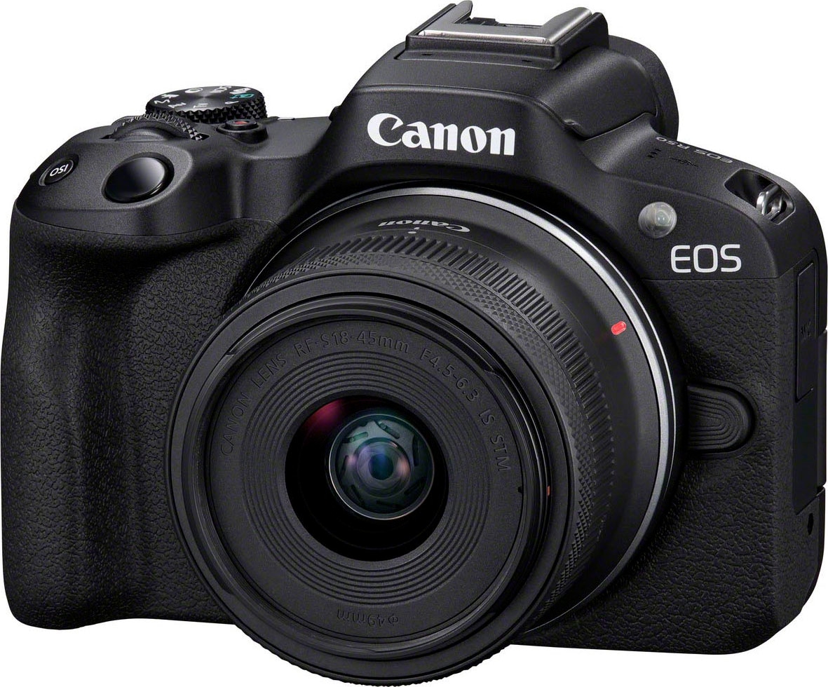 bei kaufen 18-45mm OTTO Objektiv 18-45 RF-S RF-S F4.5-6.3 + R50 »EOS F4.5-6.3 STM, IS inkl. RF-S Systemkamera 18-45mm IS MP, 24,2 STM Bluetooth-WLAN, Canon Kit«, IS