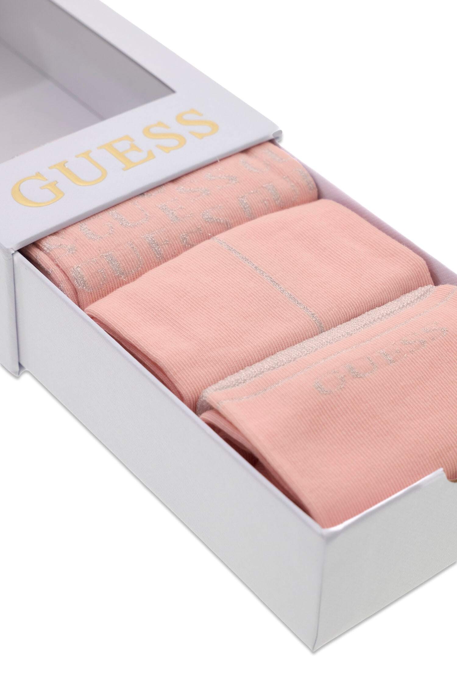 Guess Socken »3 PACK GLAM LUREX SOCKS« Packung,  mit Glanzfäden