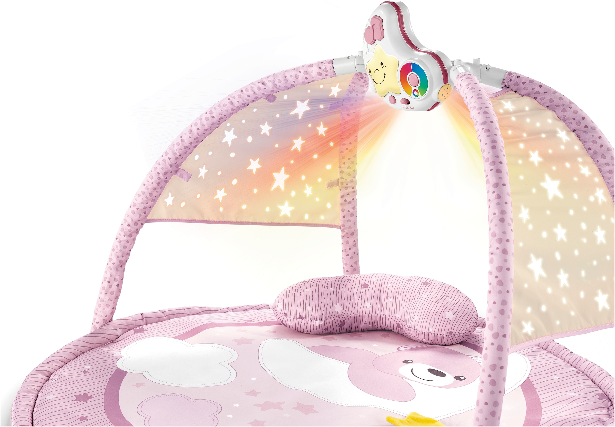 Chicco Baby Gym »Farbspiel Gym, Pink«, mit Projektionen und Melodien