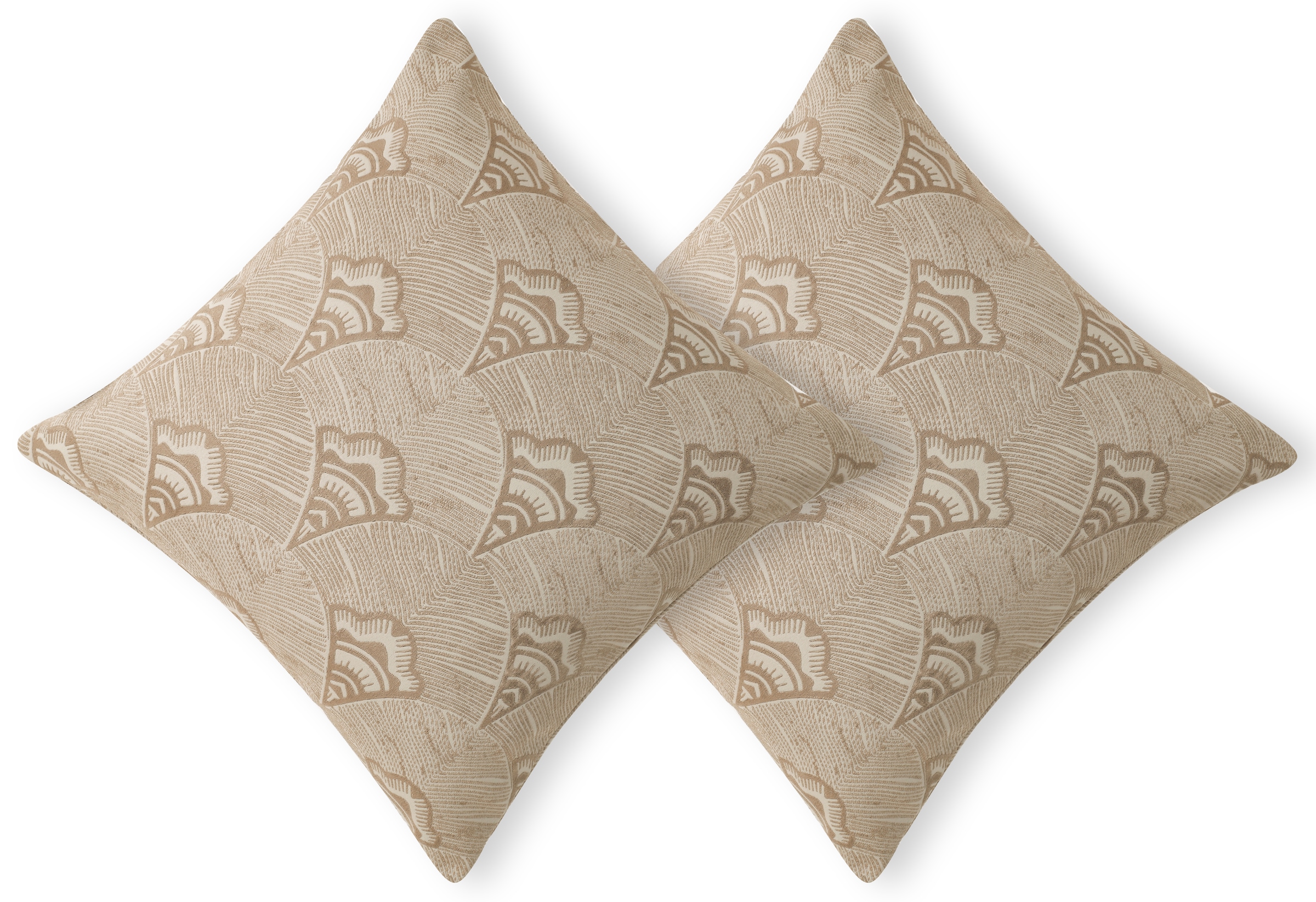 Bruno Banani Dekokissen »Alessio« recyceltes Material, ohne Füllung, Jacquard Muster, moderner Hingucker