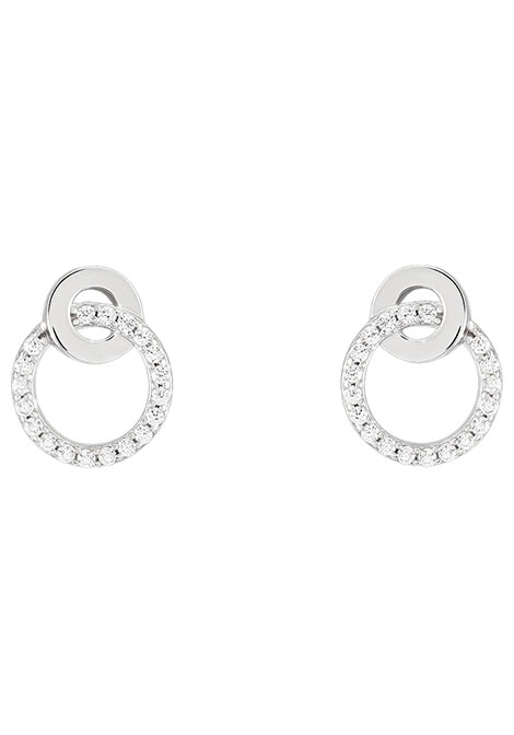 Paar Ohrstecker »CLASSY&CHIC TOGETHER CIRCLES KREISE RUND, UK.BR.1204.0123«, mit...