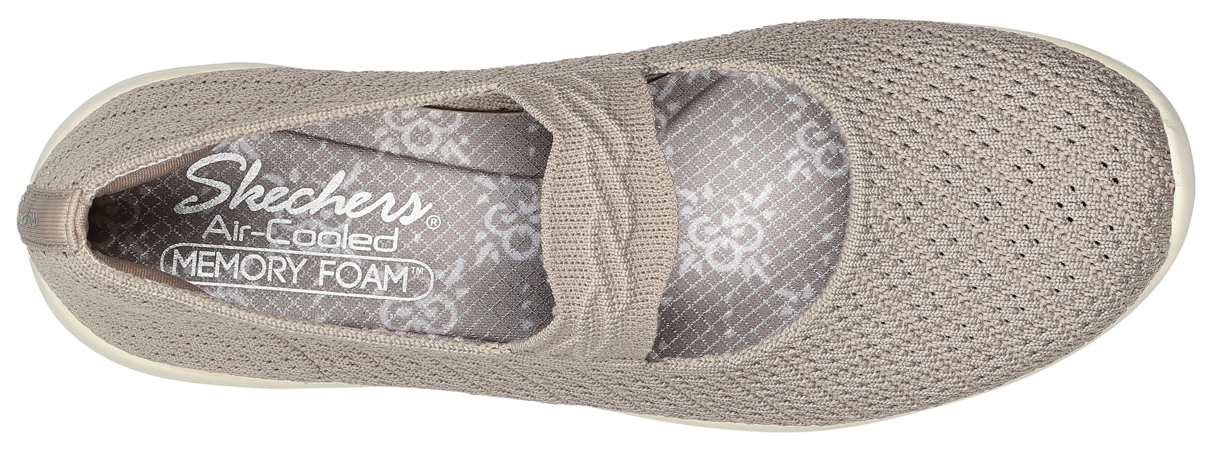 Skechers Riemchenballerina »ARYA-THAT'S SWEET«, Keilpumps, Slipper für Maschinenwäsche geeignet