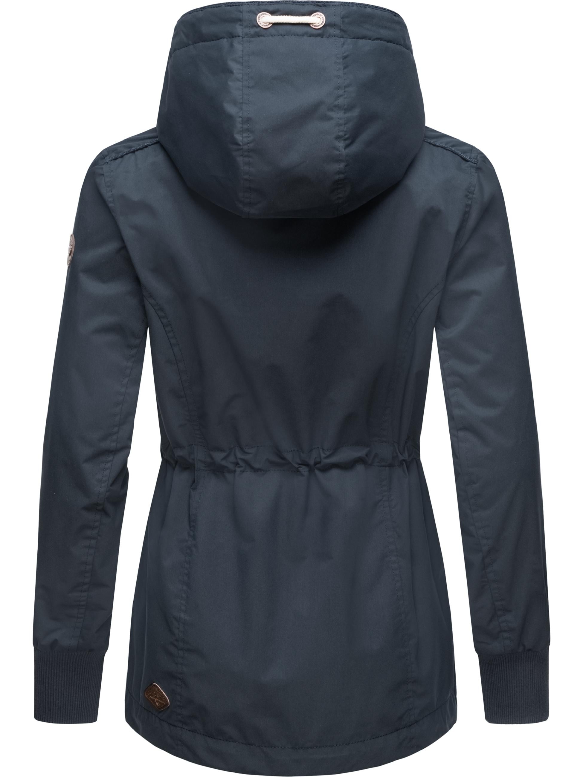 Ragwear Outdoorjacke »Übergangsjacke Danka«, mit Kapuze, Wasserdichte Übergangsjacke mit großer Kapuze