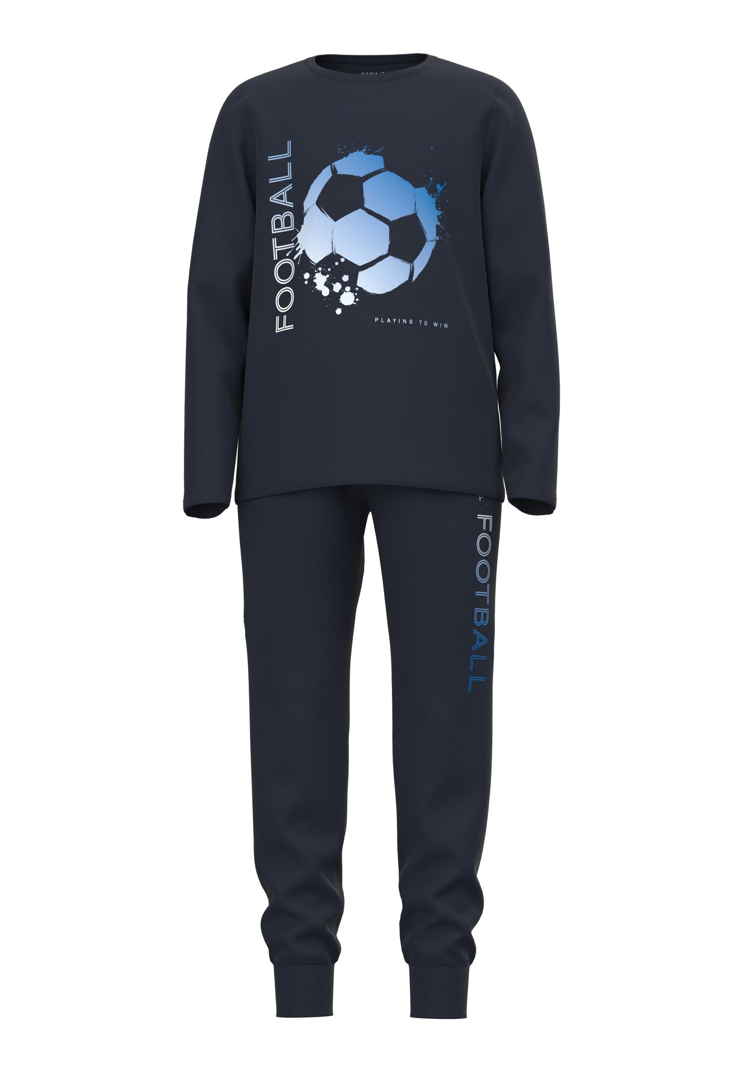 Name It Schlafanzug »NKMNIGHTSET DARK SAPPHIRE FOOTBALL NOOS«, (2 tlg.) im  OTTO Online Shop