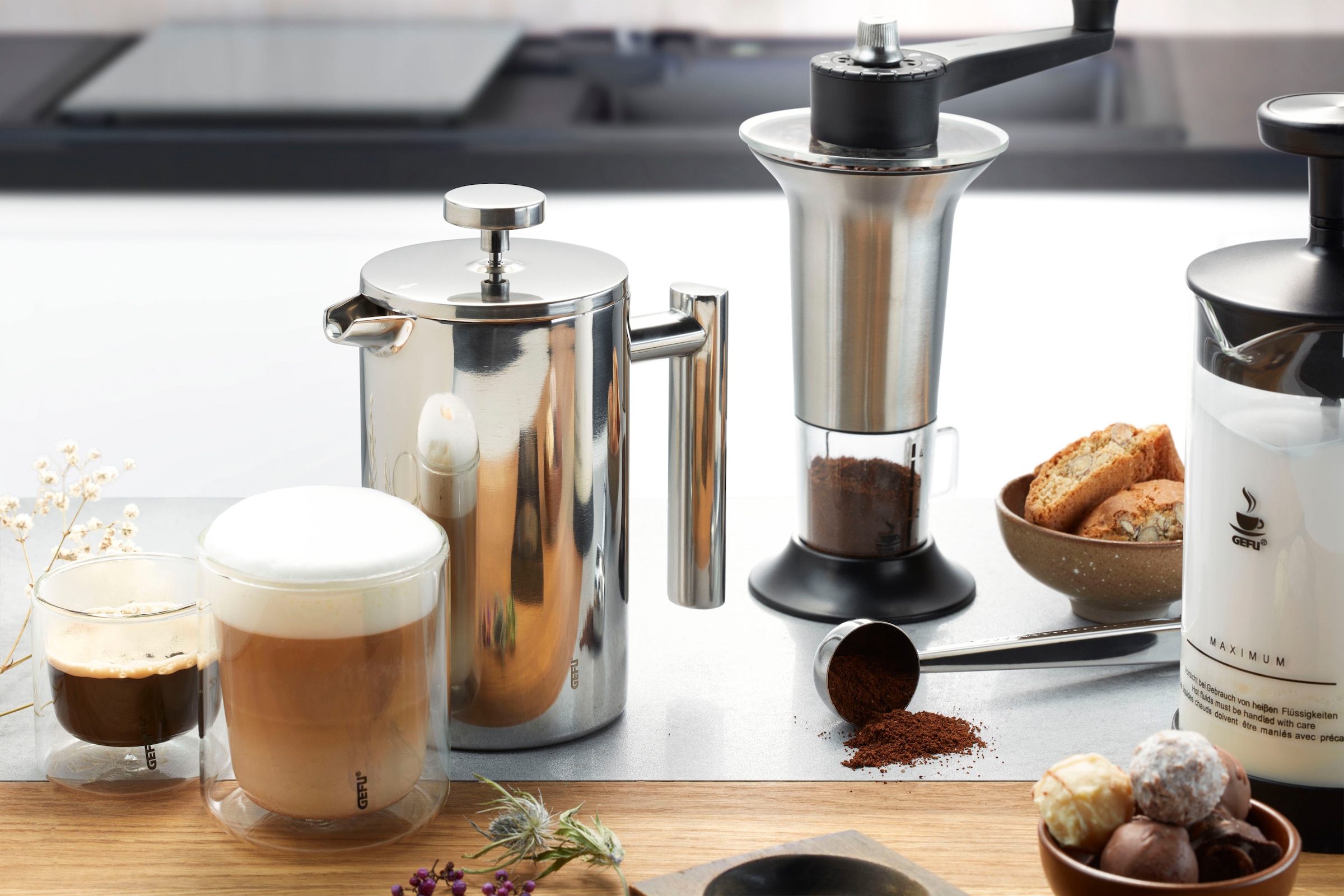 GEFU French Press Kanne »Kaffeebereiter GUSTAVO, 600 ml«, 600 l Kaffeekanne  jetzt online bei OTTO