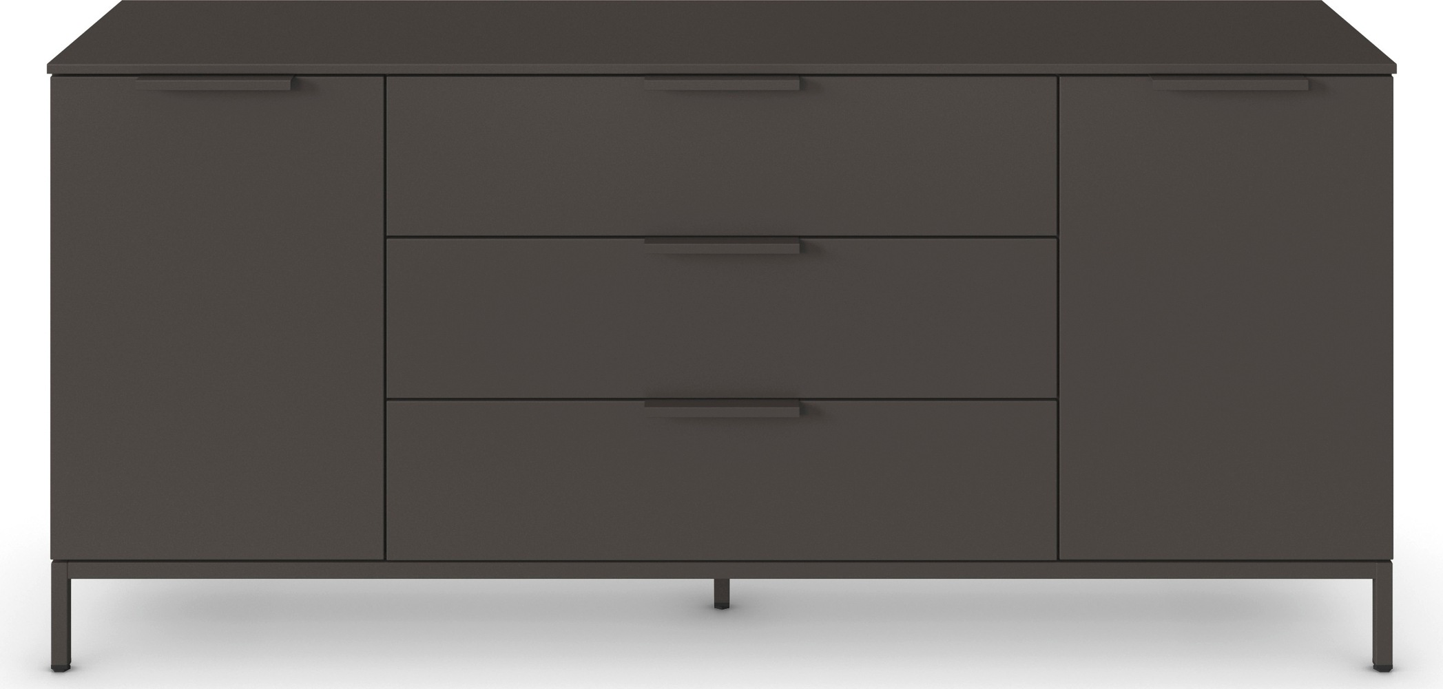 rauch Kombikommode »Kommode Türkommode Sideboard Kombikommode FLIPP«, (Breite 160 cm mit 2 Einlegeböden), 2-türig mit 3 Schubladen und Soft-Close-Funktion
