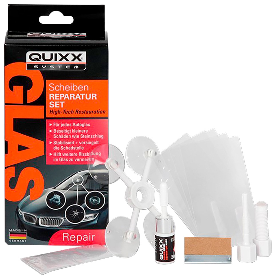 QUIXX Glas-Reparaturset, (7 St.), für Scheiben