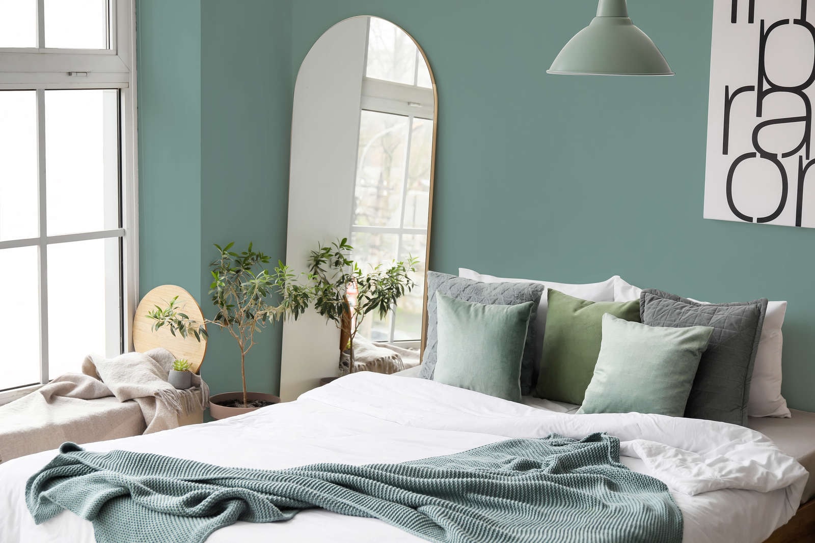 A.S. Création Wandfarbe »Premium Innenwandfarbe PURO Tuchmatt soft green« ideal für Wohnzimmer, Schlafzimmer, Flur und Küche, Farbwelt Grün
