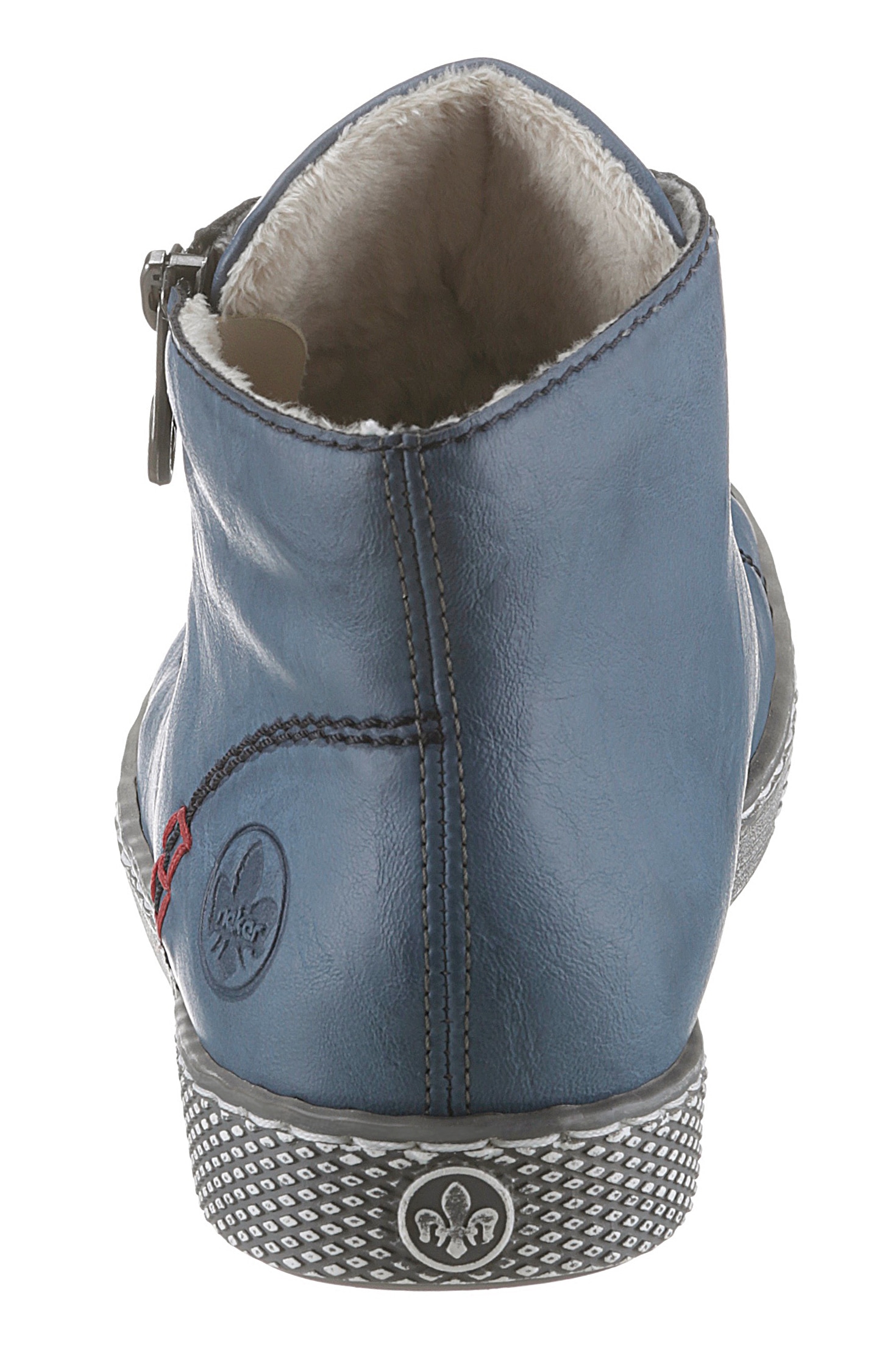 Rieker Schnürboots, Schnürstiefelette, Boots mit Reißverschluss außen