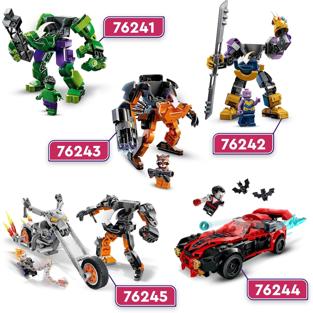 LEGO® Konstruktionsspielsteine »Thanos Mech (76242), LEGO® Marvel«, (113 St.)