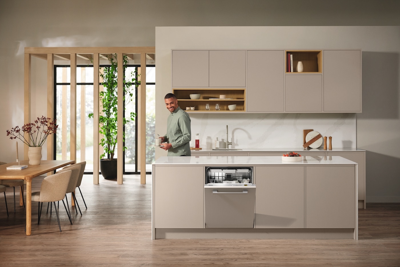 Miele vollintegrierbarer Geschirrspüler »G 5656 SCVi XXL Active Edelstahl«, 14 Maßgedecke
