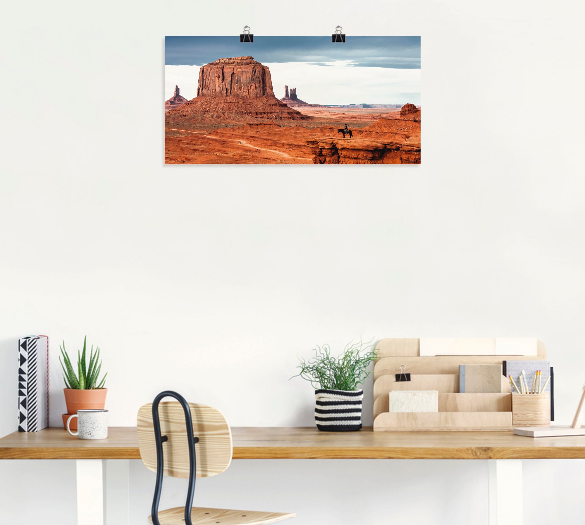 Artland Wandbild »Colorado - Utah Monument Valley«, Amerika, (1 St.), als Leinwandbild, Poster in verschied. Größen