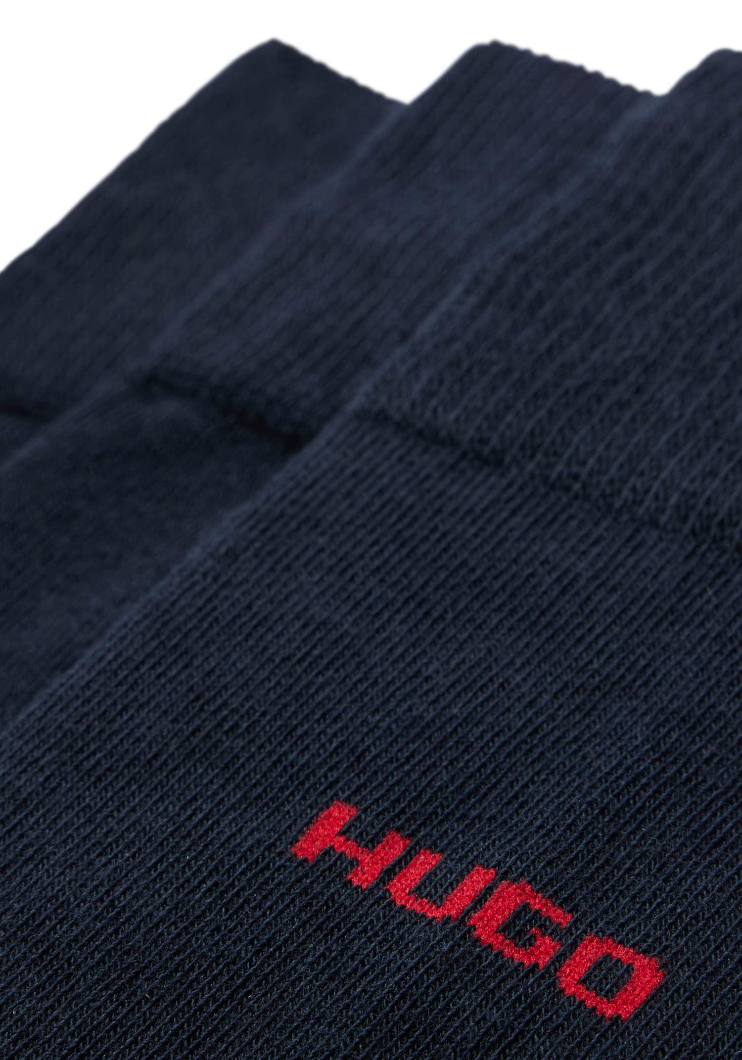 HUGO Underwear Businesssocken »3P RS UNI CC«, (Packung, 3 Paar, 3er Pack), mit kontrastfarbenen HUGO Logo-Schriftzug