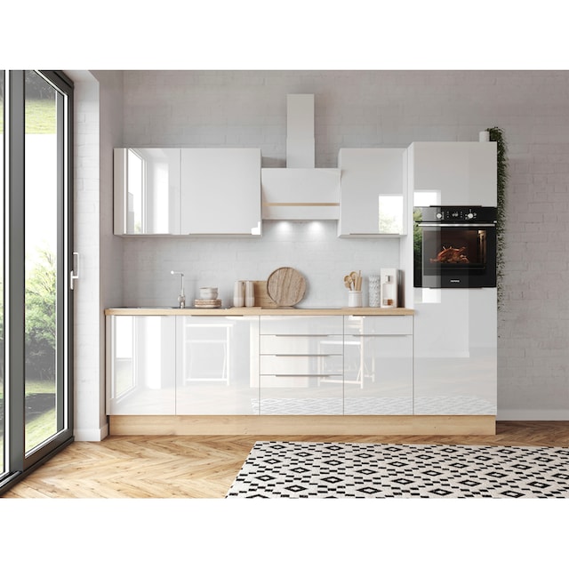 RESPEKTA Küchenzeile »Safado aus der Serie Marleen«, Breite 280 cm, hochwertige  Ausstattung wie Soft Close Funktion online bei OTTO