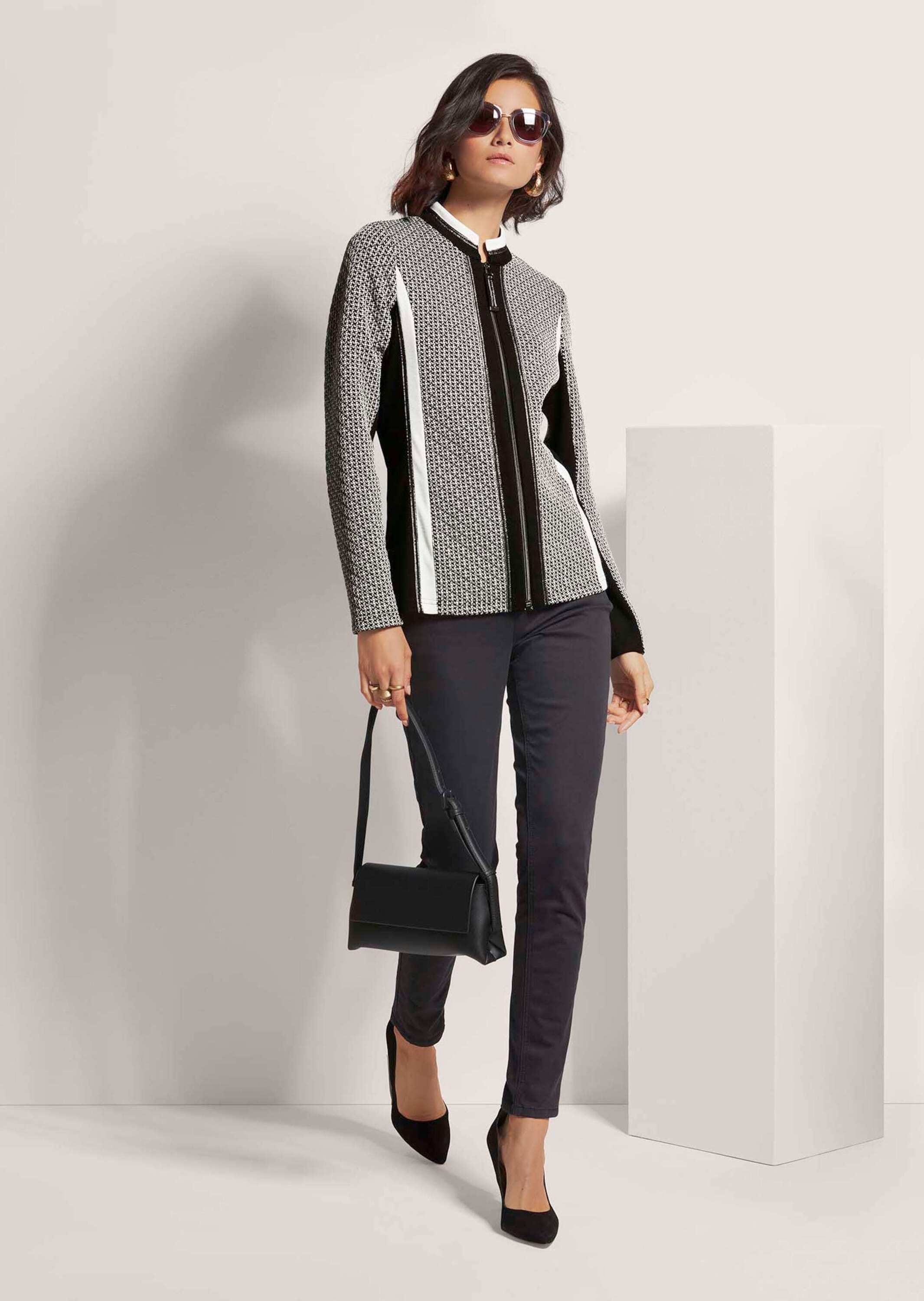 MADELEINE Jerseyblazer »Blazer Kurzblazer mit Reißverschluss«