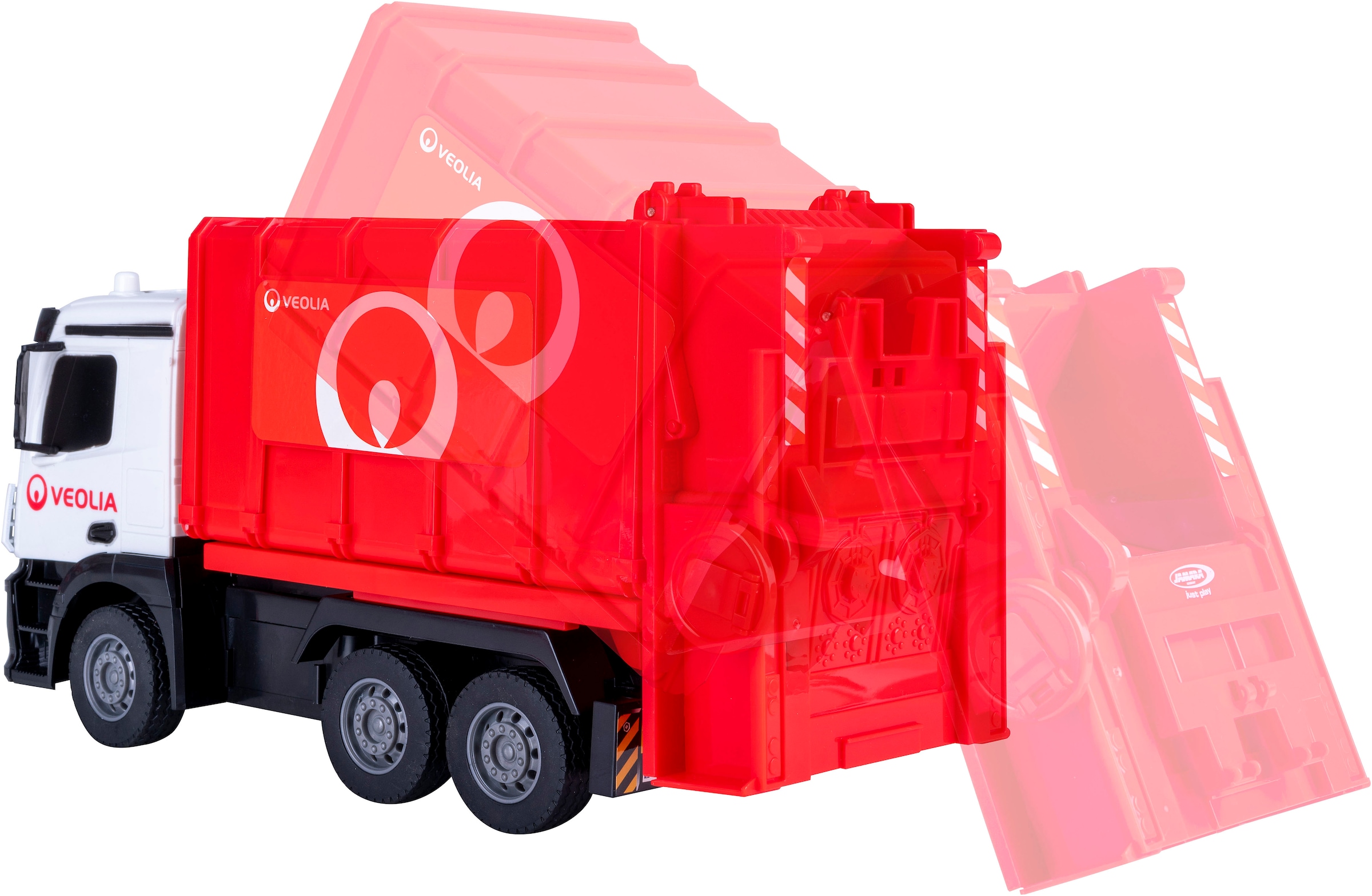 Jamara RC-LKW »Müllwagen Mercedes-Benz Antos 2,4GHz«, LED-Licht vorne; Maßstab 1:26