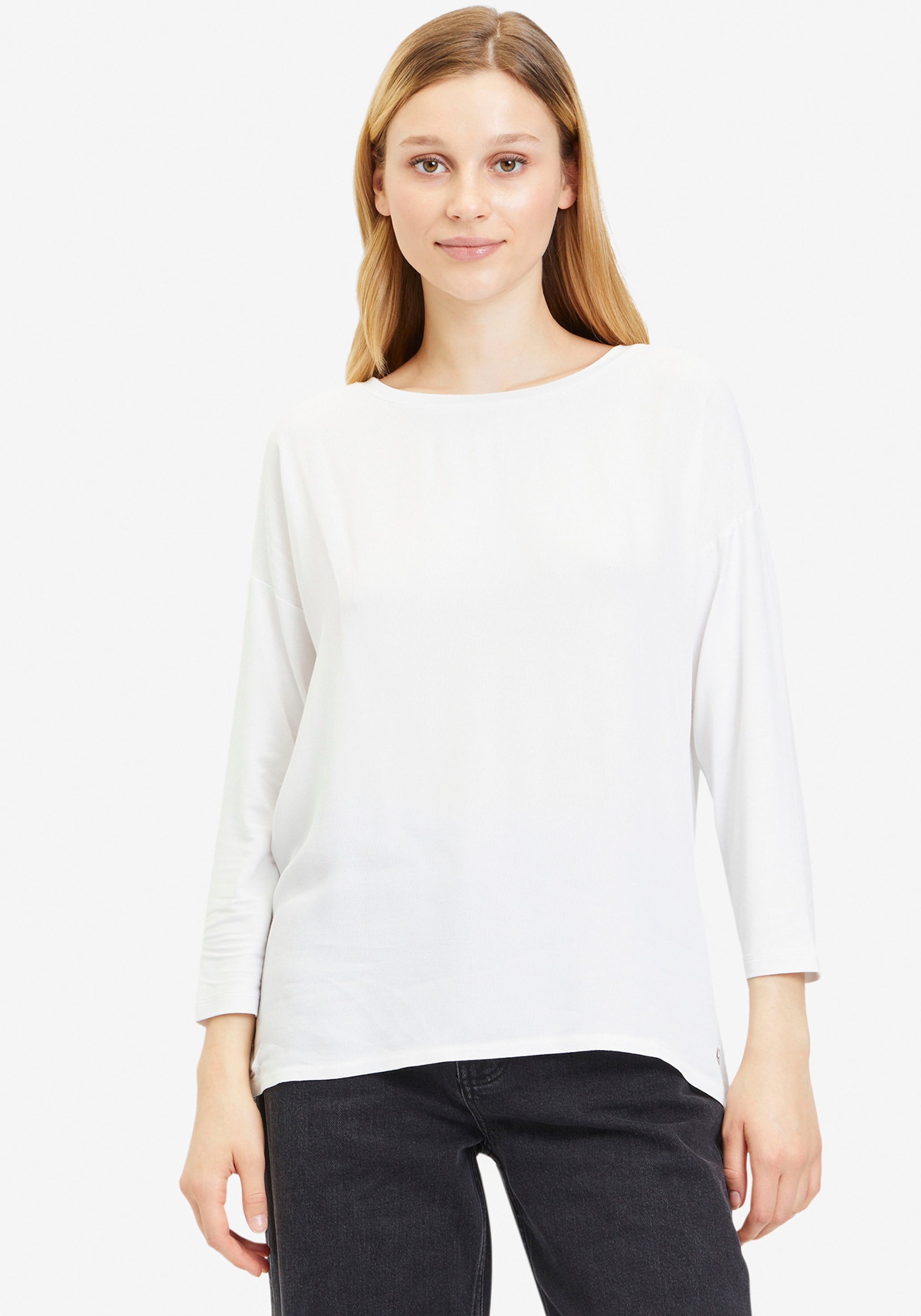 Langarmshirt, kaufen im OTTO Online Look Drop-Shoulder mit Tamaris Shop
