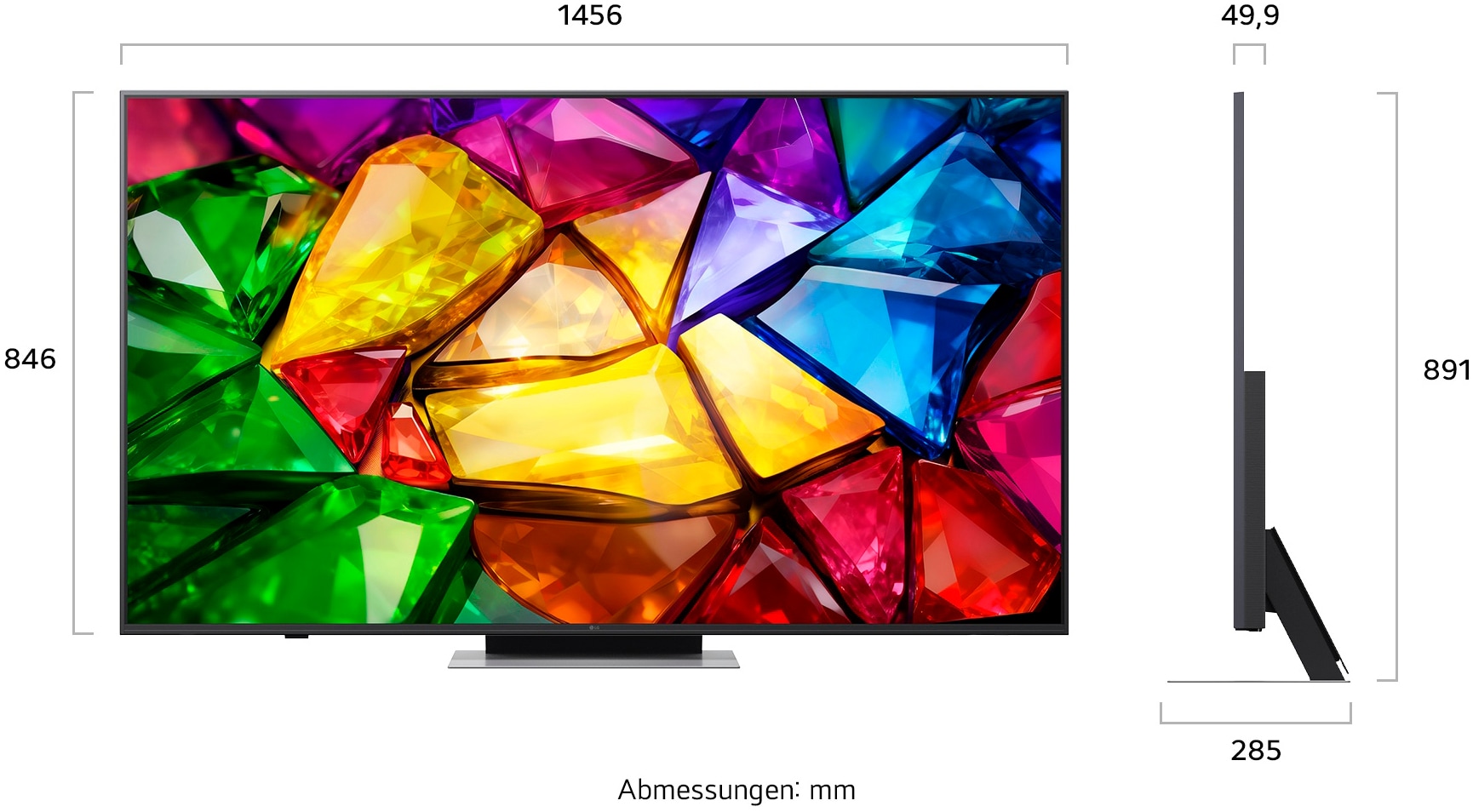 LG Mini-LED-Fernseher »65MRGB87B9B« 164 cm/65 ″ Smart-TV