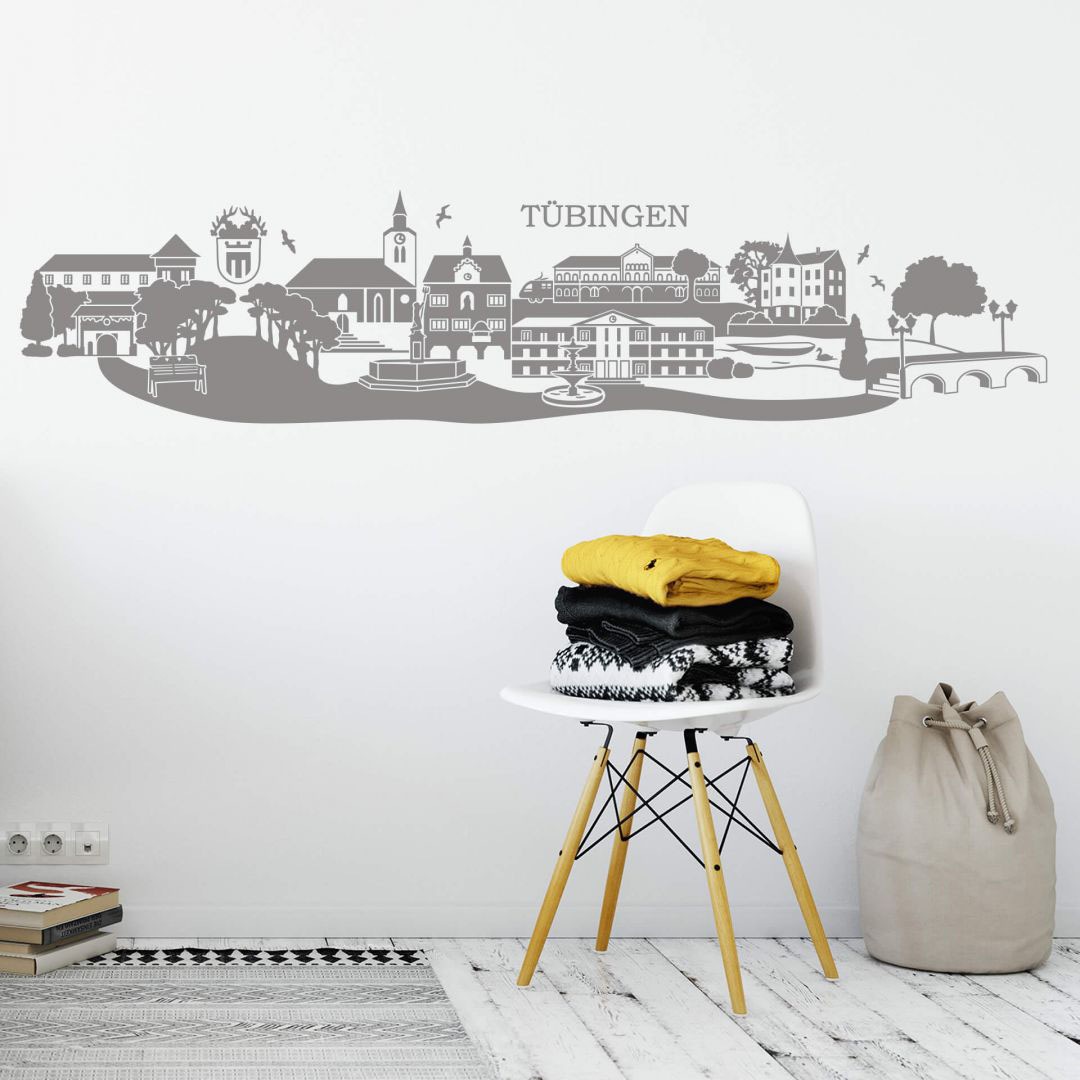 Wall-Art Wandtattoo »XXL Stadt Skyline Tübingen 150cm«