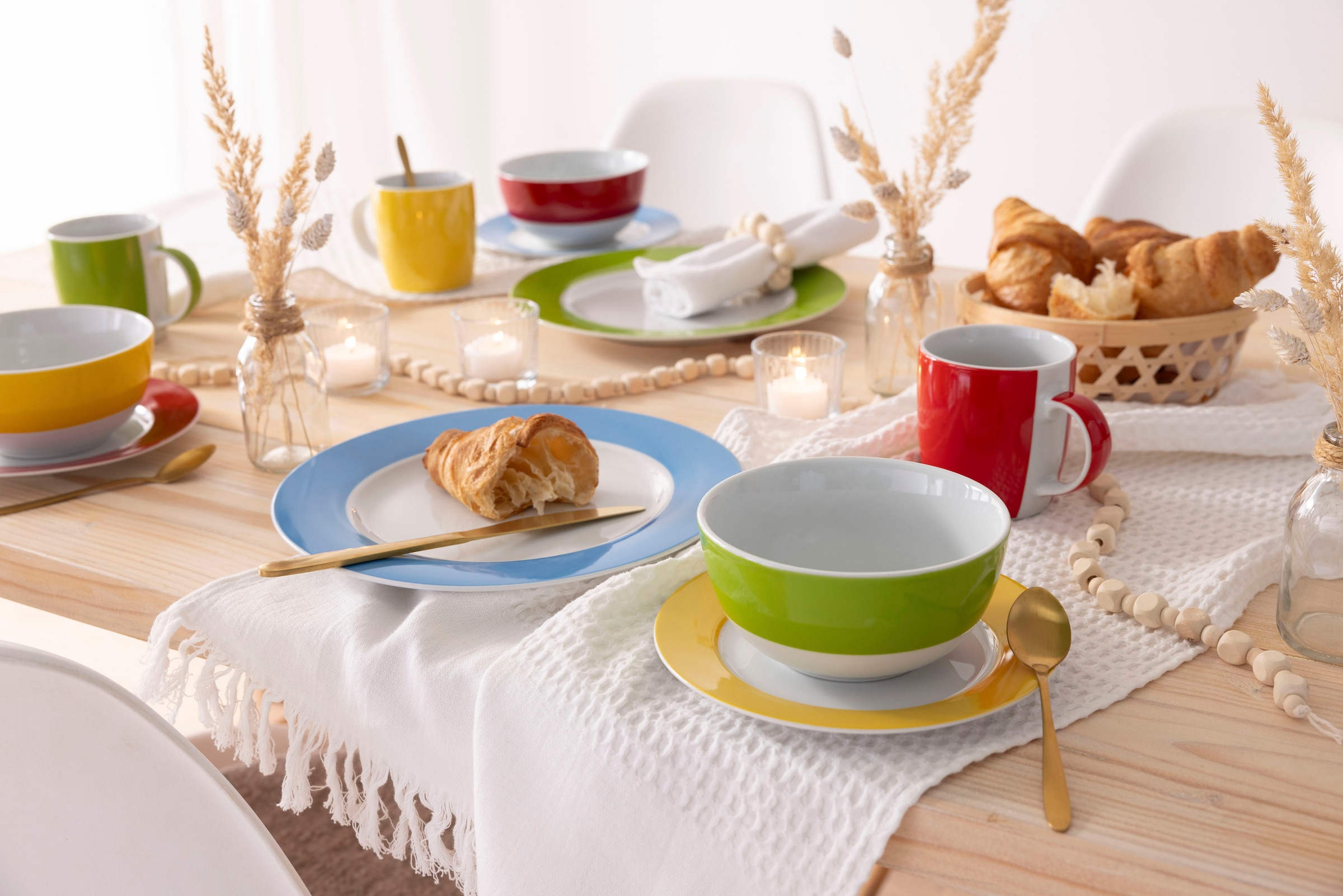 Retsch Arzberg Kombiservice »Colourband« Color up your Life - es kommt Farbe ins Spiel!