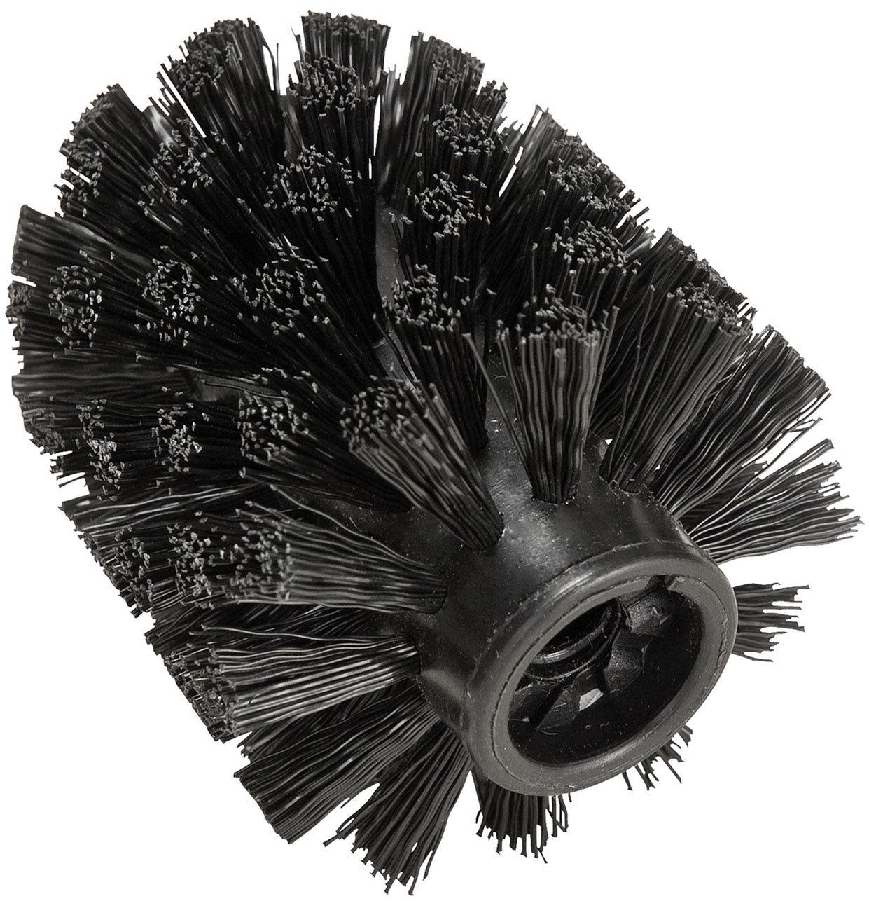Wenko Ersatzbürste »Ersatz Bürstenkopf« Set 4 Stk. aus Kunststoff Ersatz-Bürstenkopf Durchmesser Ø 8 cm in schwarz, Größe 0