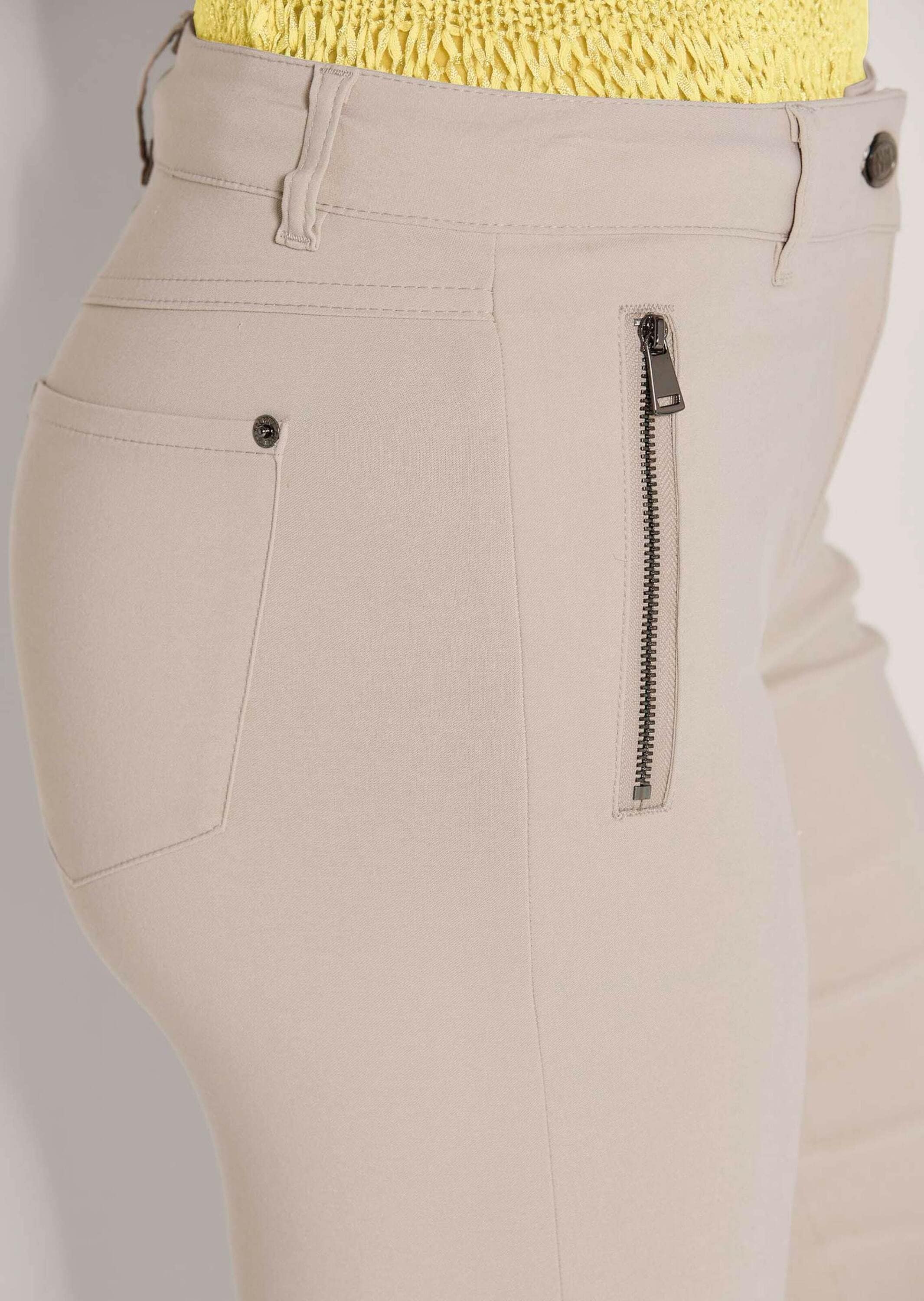 MADELEINE Stoffhose »Hose Enge Hose mit Reißverschlusstaschen«