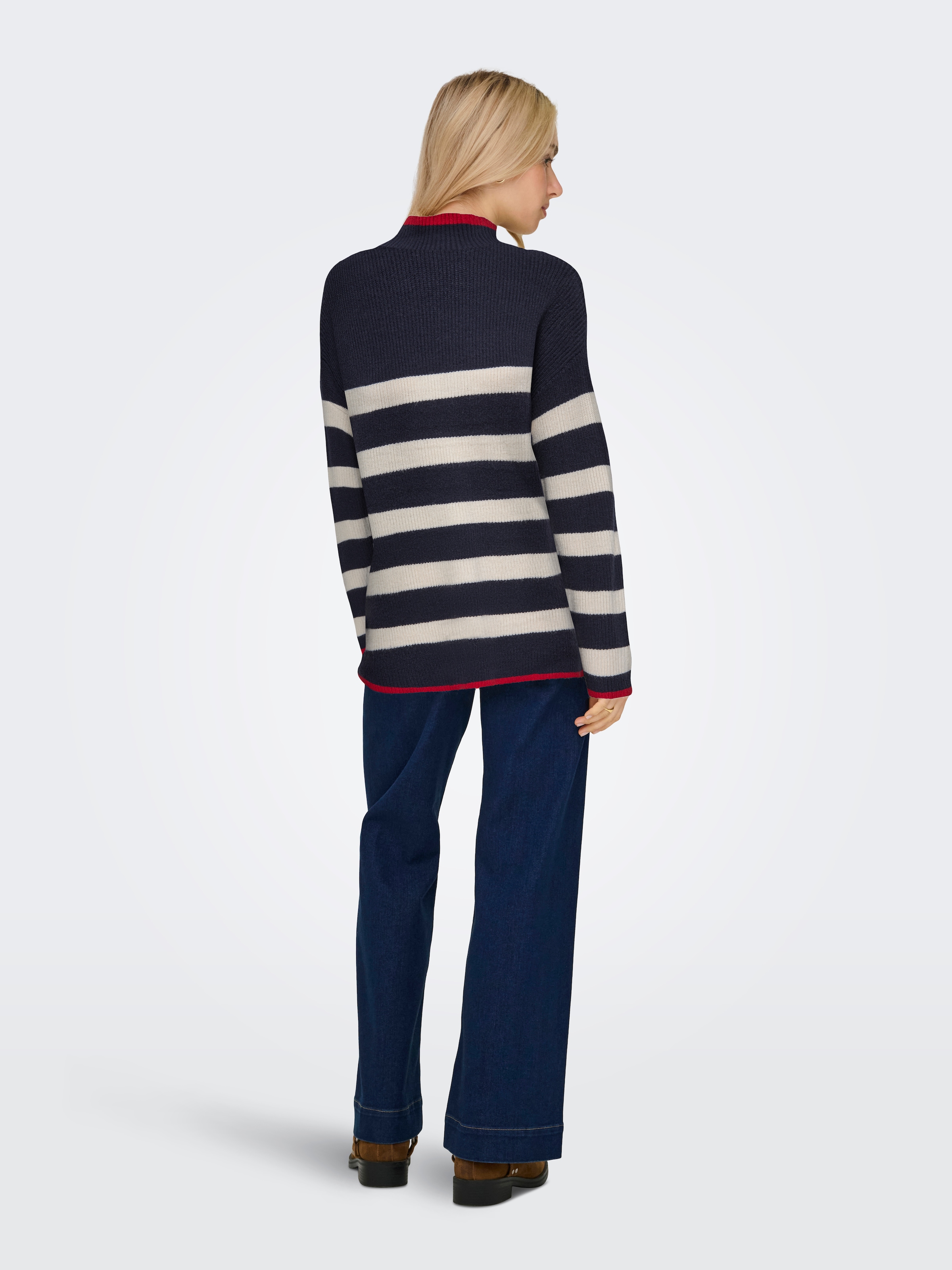 ONLY Strickpullover »ONLKATIA LS RIB HIGHNECK CC KNT«