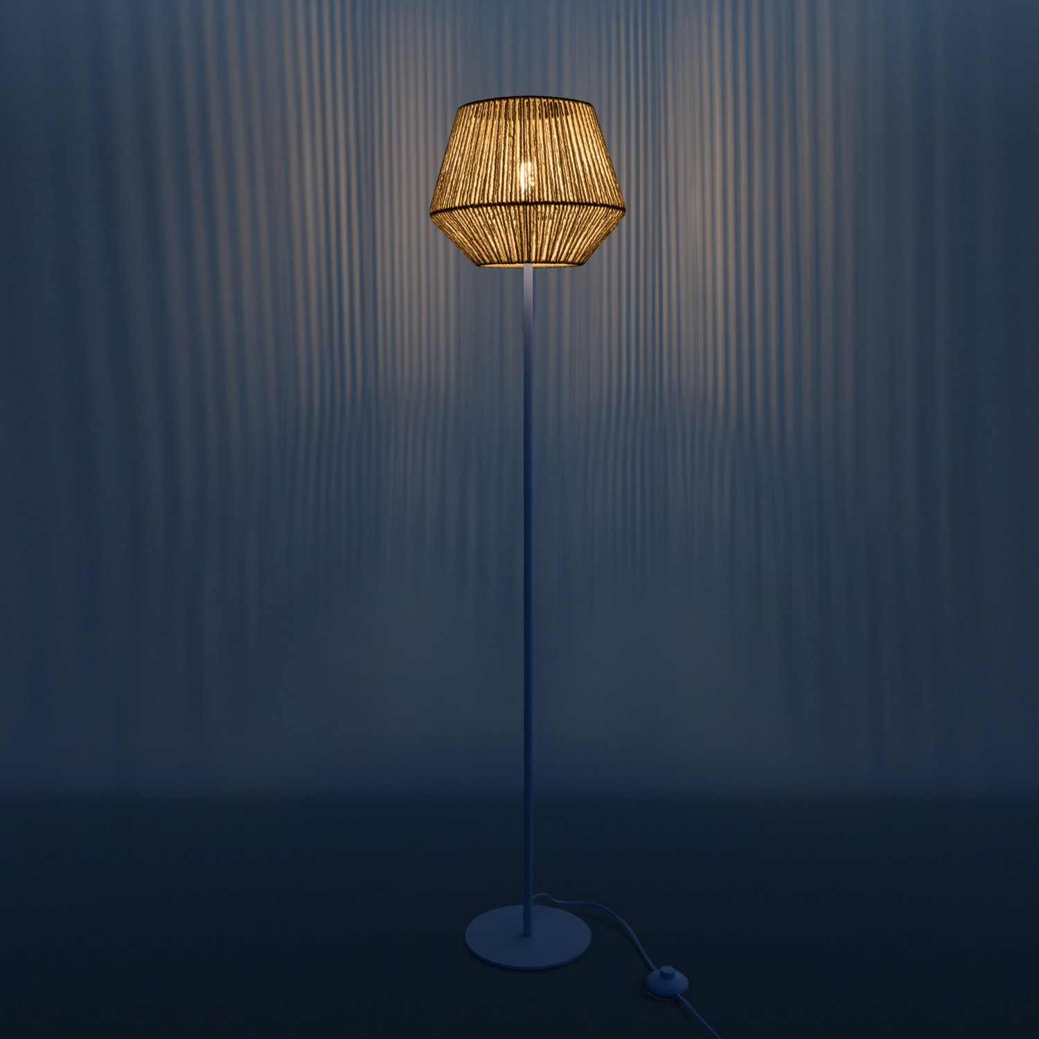 Paco Home Online flammig-flammig, Optik LED im OTTO Boho »Pinto«, E27 Shop Modern Stehlampe Schlafzimmer Korb 1 Wohnzimmer