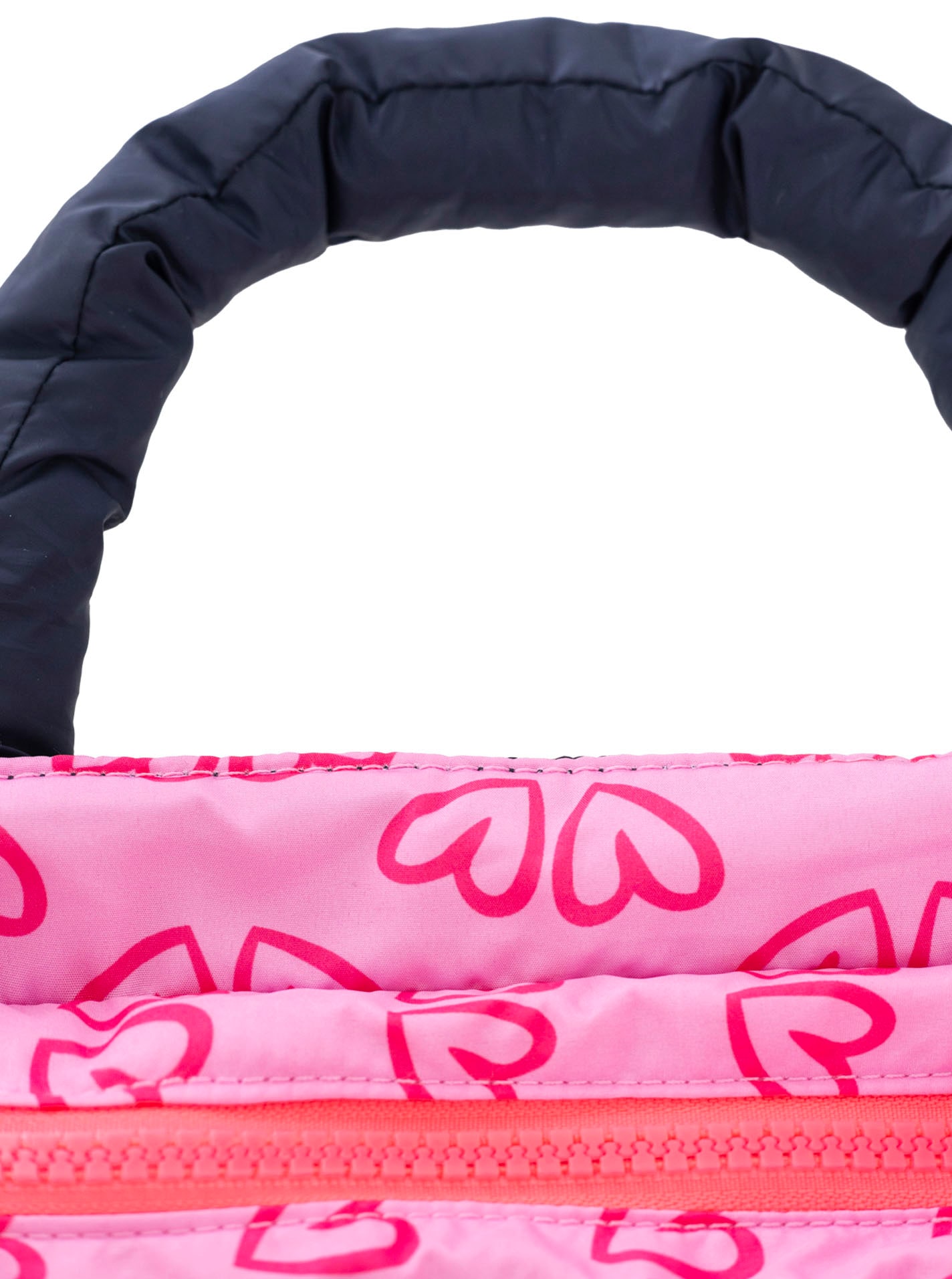 Zwillingsherz Tragetasche »"Steppung & Patch"« mit Steppung, abnehmbarer Schulterriemen, pinkes Patch