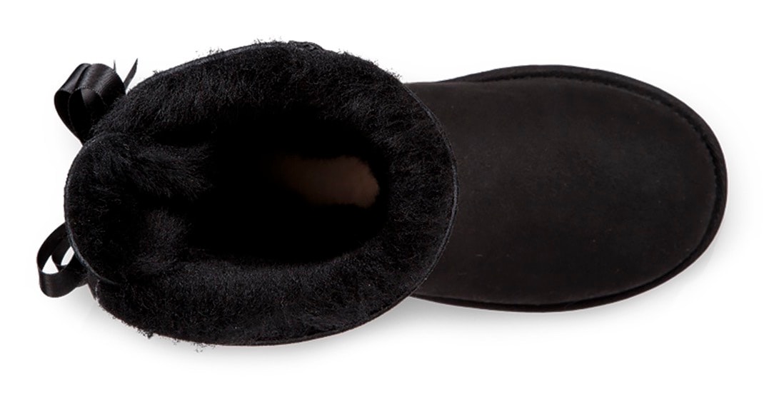 UGG Winterboots »K BAILEY BOW II«, Schlupfboots, Winterstiefel, Snowboots mit Schleifchen aus Satinband