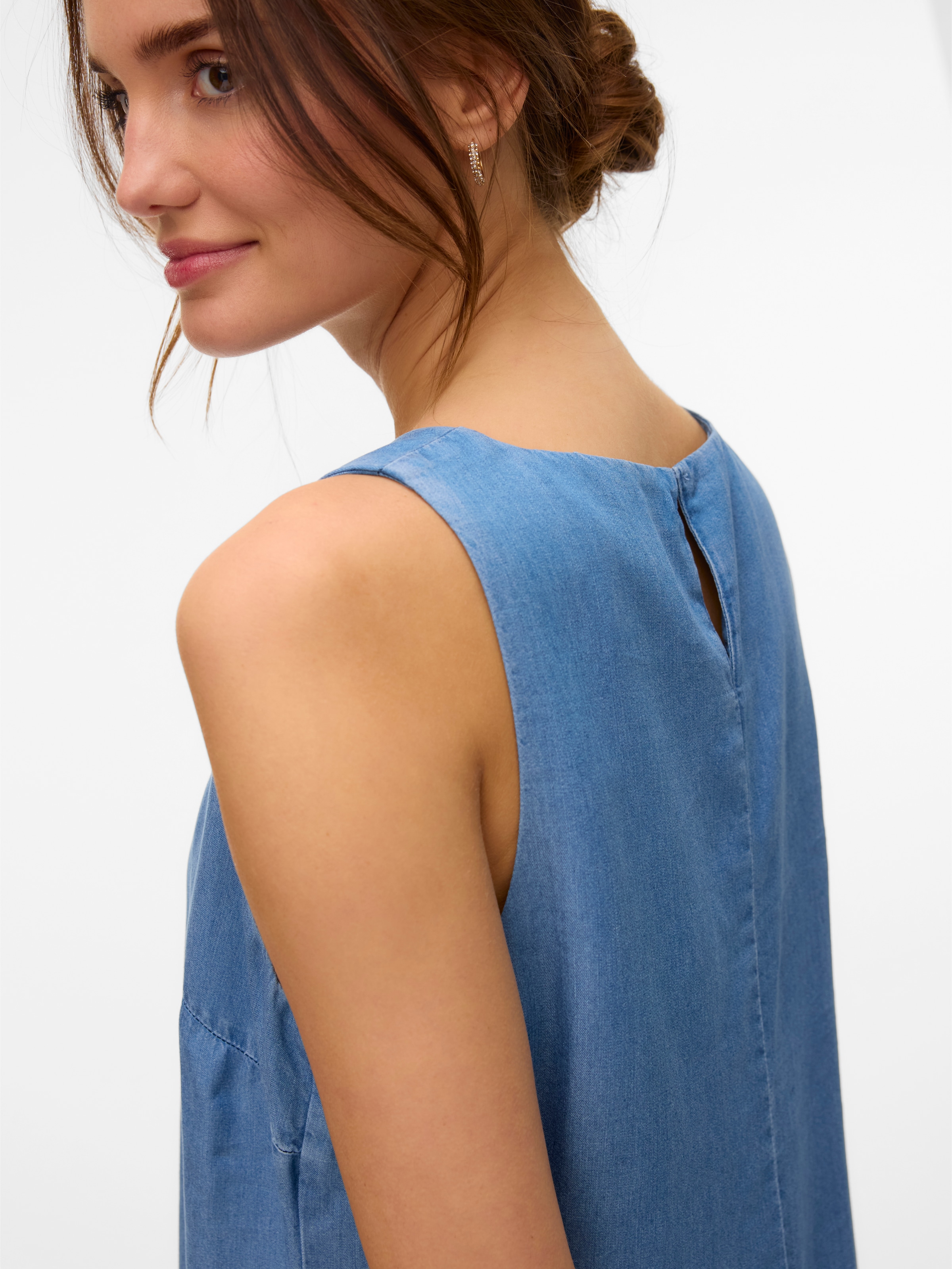 Vero Moda Maxikleid »VMFLEUR SL SHORT TENCEL DRESS GA«