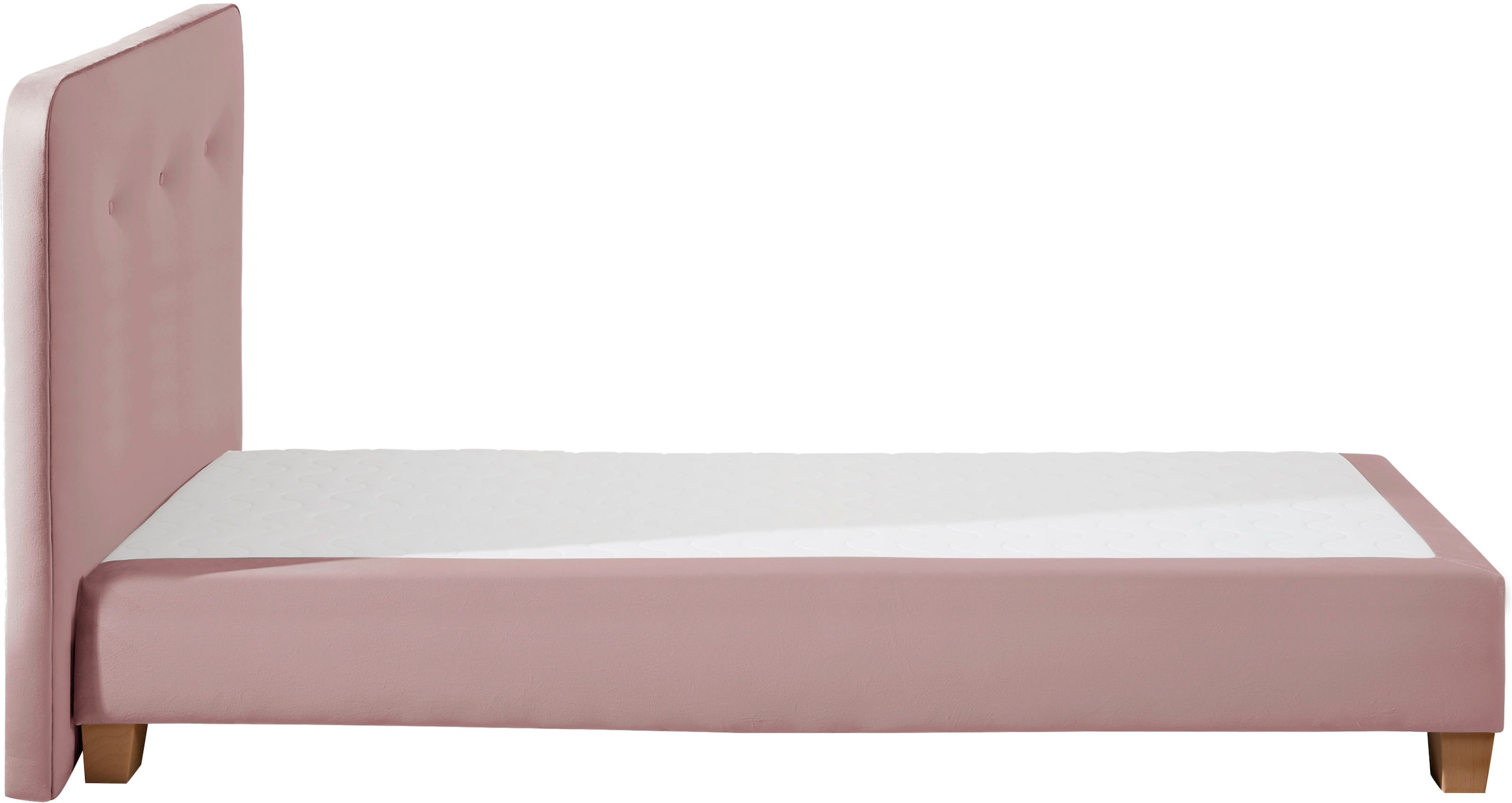 Home affaire Boxspringbett »Fargo« inkl. Topper, in 3 Matratzenarten, in Samt- oder Strukturstoff