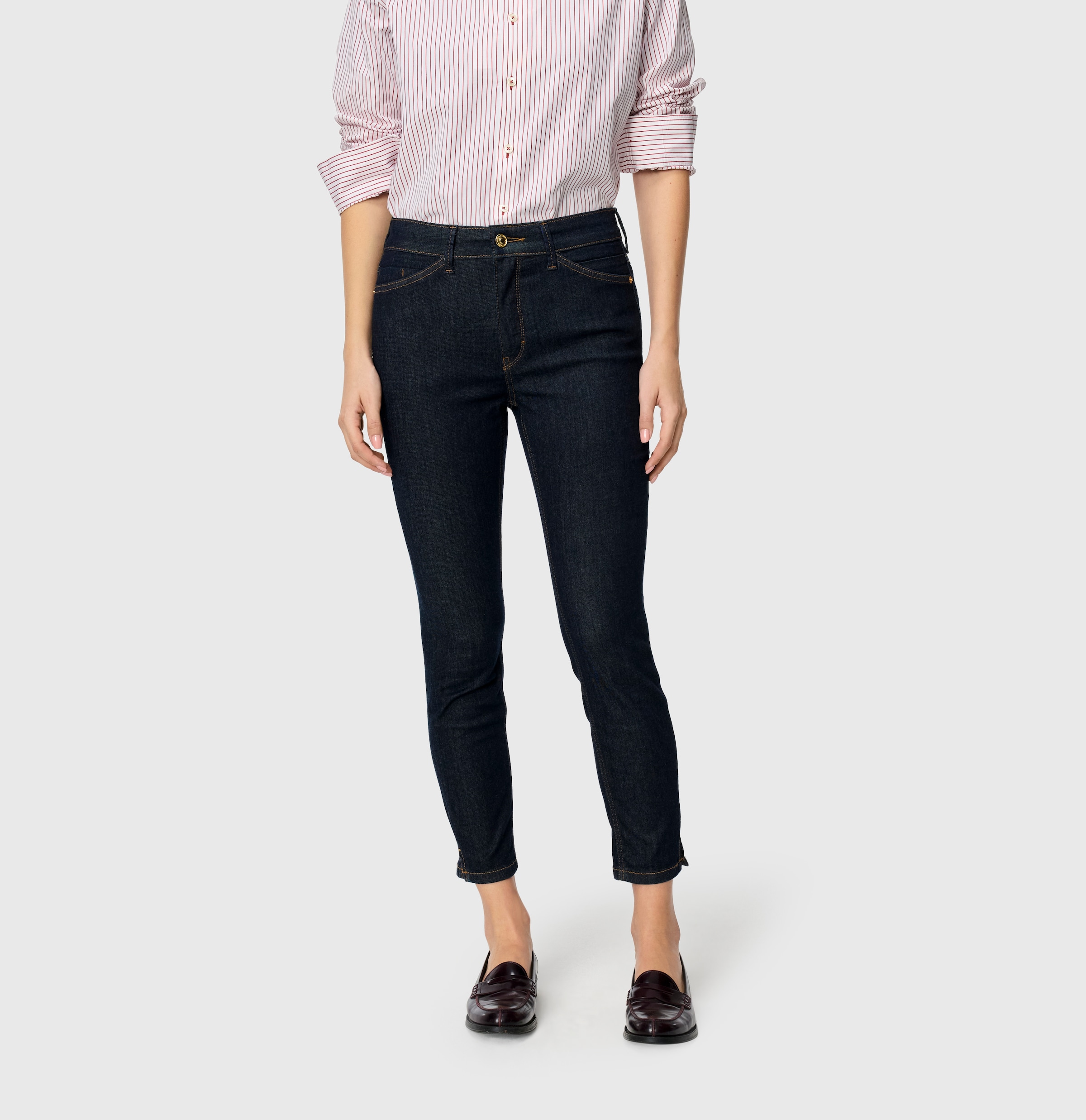 MAC 7/8-Jeans »Dream Summer« verkürzt mit Schlitz am Saum