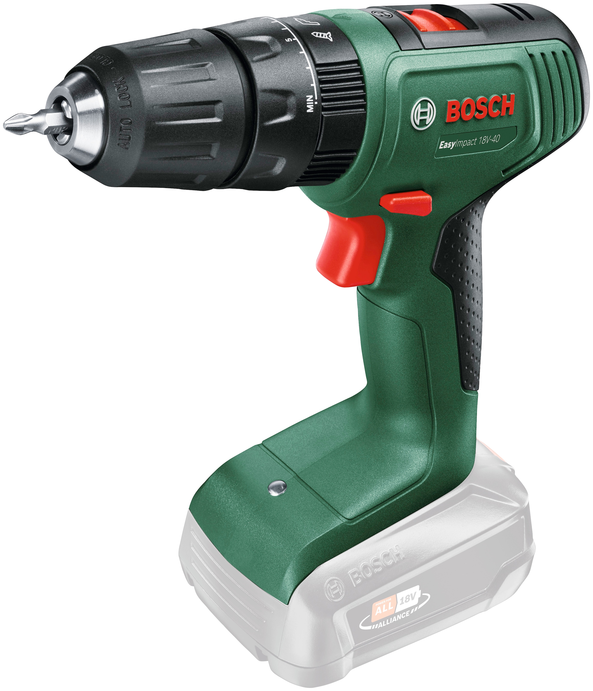Bosch Home & Garden Akku-Schlagbohrschrauber »EasyImpact 18V-40«, ohne Akku und Ladegerät, 18 Volt System