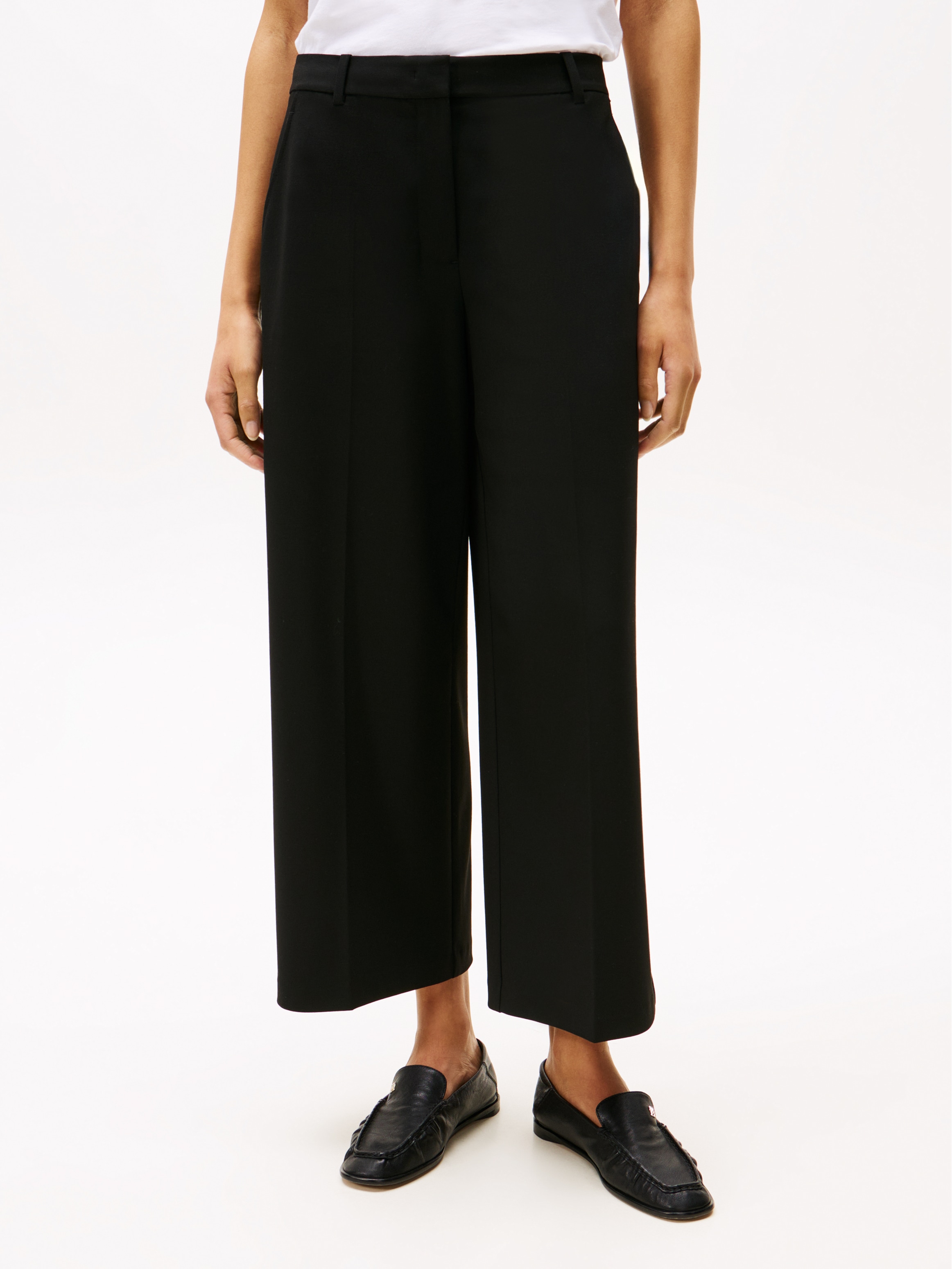 Tommy Hilfiger Webhose »Low Normal Waist Bi-Stretch«, Gürtelschlaufe, elastisch, pflegeleicht bügelfrei, Business casual