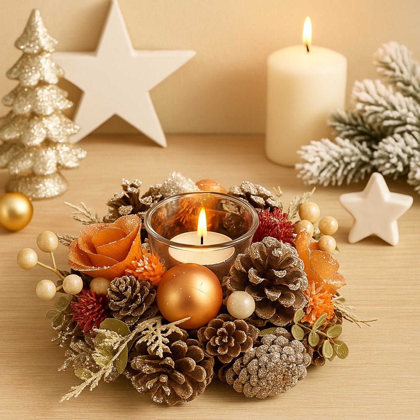 I.GE.A. Teelichthalter »Natur-Teelichthalter«