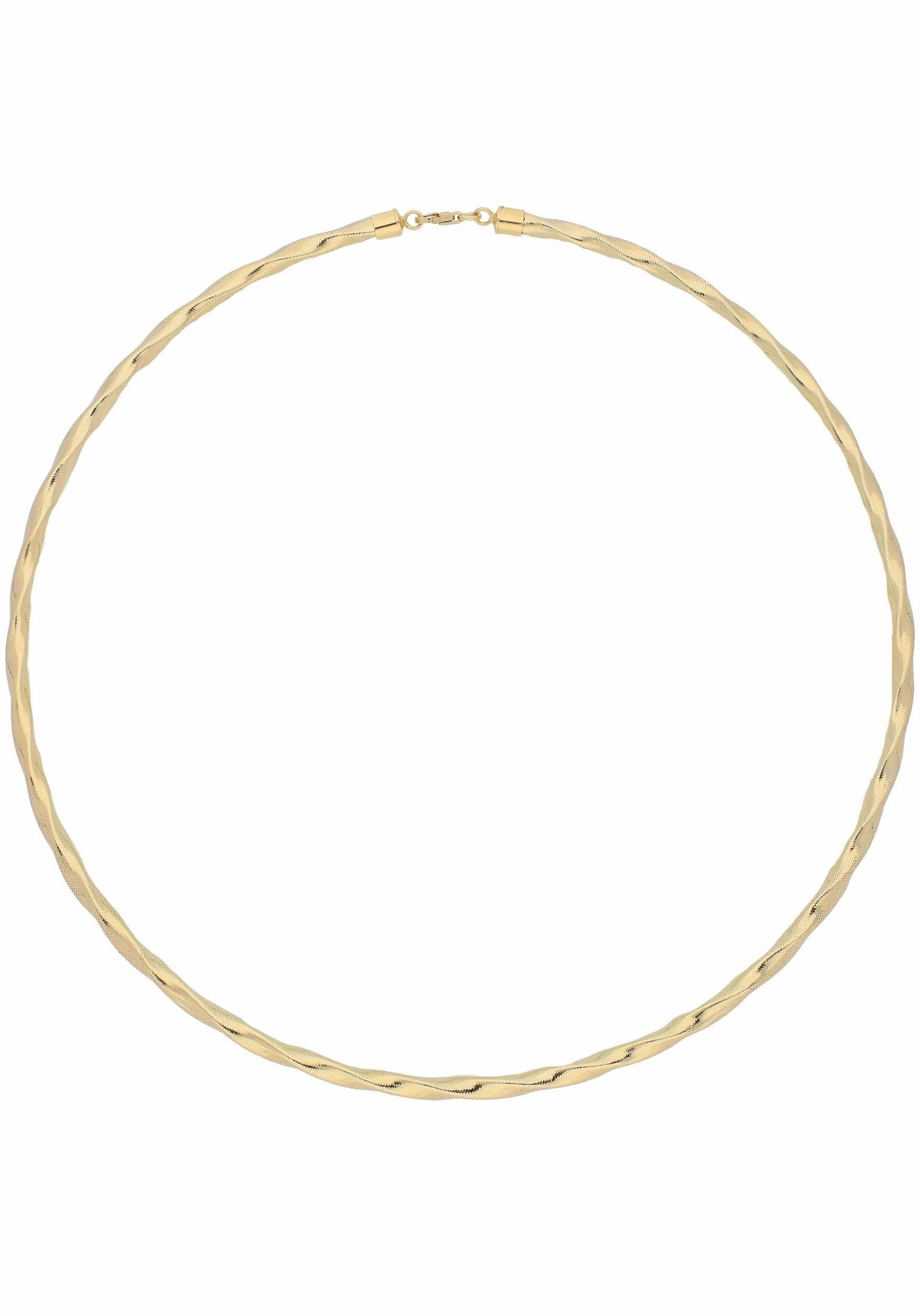 Halsreif »Schmuck Geschenk Gold 585, Fantasiekette gedrehte Optik«