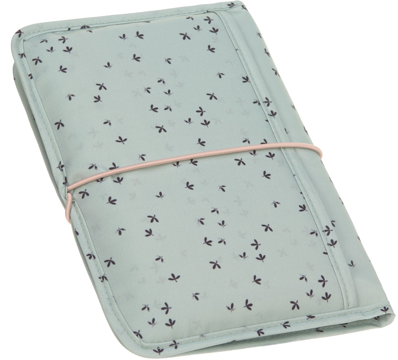 LÄSSIG Windeltasche »Casual, Changing Pouch, Floral Mint«, PETA-approved vegan