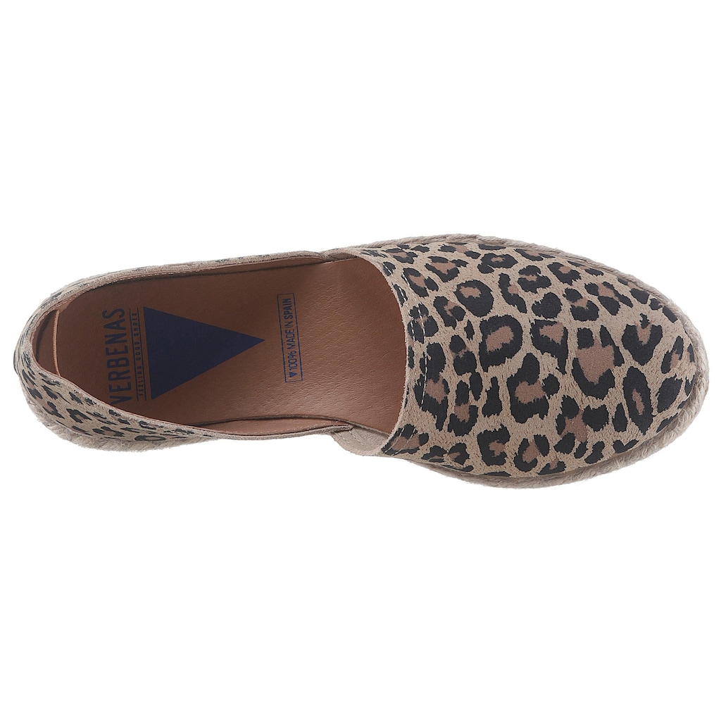 VERBENAS Espadrille, im trendigen Animal-Look