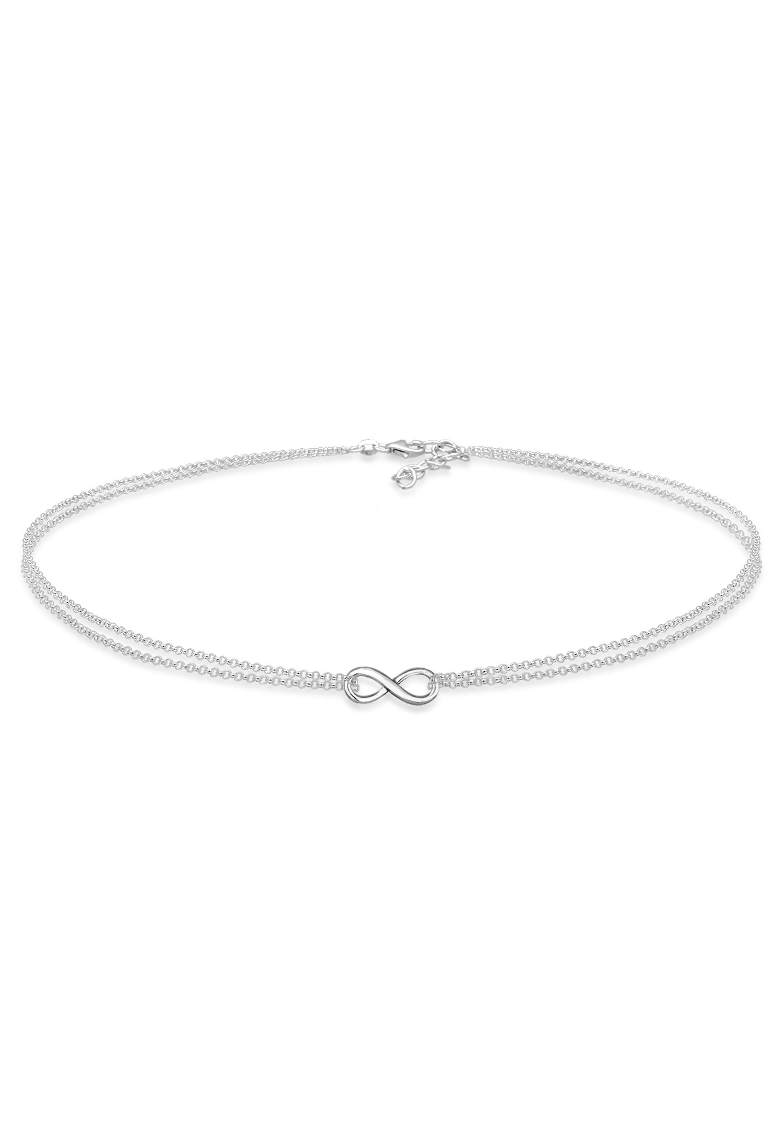 Elli Collierkettchen »Choker Erbskette Infinity Unendlichkeit 925 Silber«