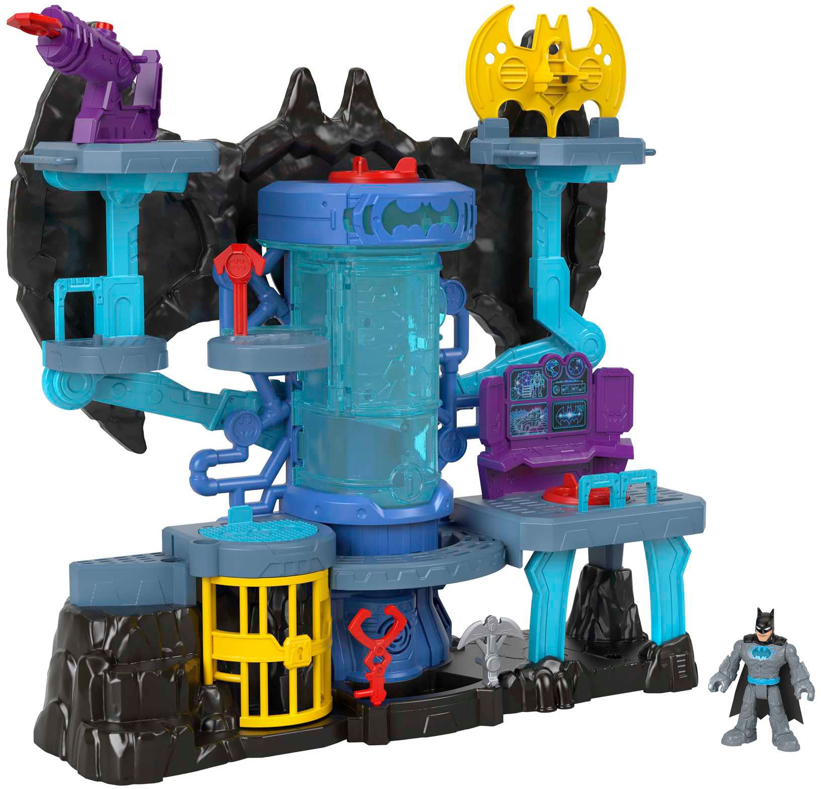 Spielwelt »Imaginext DC Super Friends Bat-Tech Batcave«, inklusive Batman-Figur, Licht...
